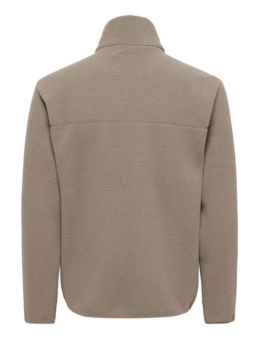 ONLY & SONS - ONSJASON PRTC FLEECE JACKET OTW NOOS - frühlingsjacken - walnut - 2