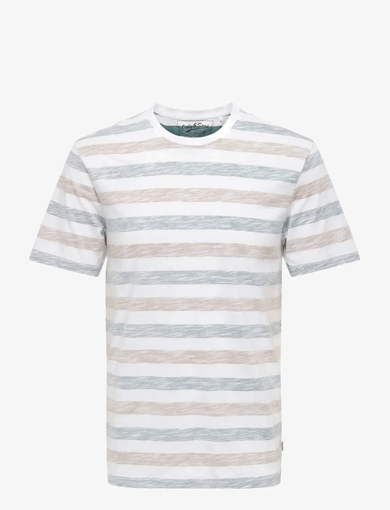 ONLY & SONS - ONSMATHI REG SS SLUB TEE - laagste prijzen - bright white - 1