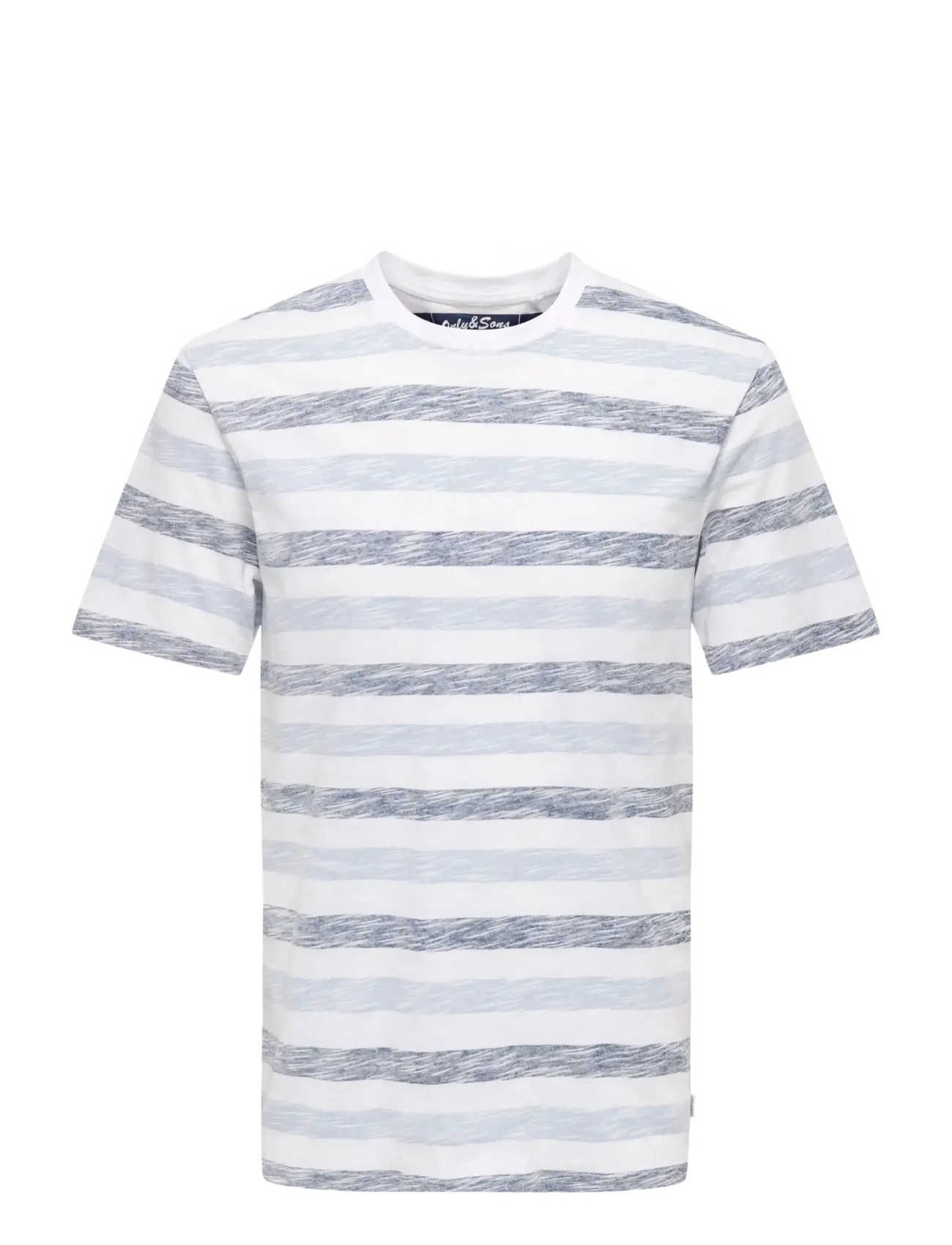 ONLY & SONS ONSMATHI REG SS SLUB TEE - ONLY & SONS - BRIGHT WHITE / white