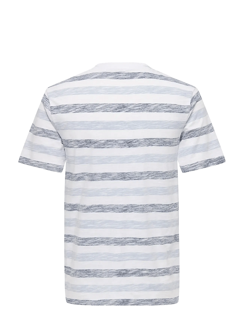 ONLY & SONS - ONSMATHI REG SS SLUB TEE - lühikeste varrukatega t-särgid - bright white - 2