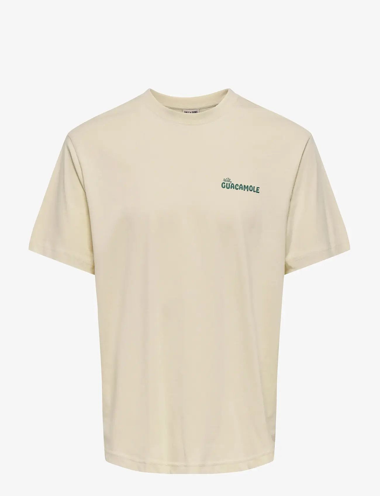 ONLY & SONS - ONSCHEF LIFE RLX SS TEE - kortærmede t-shirts - antique white - 1