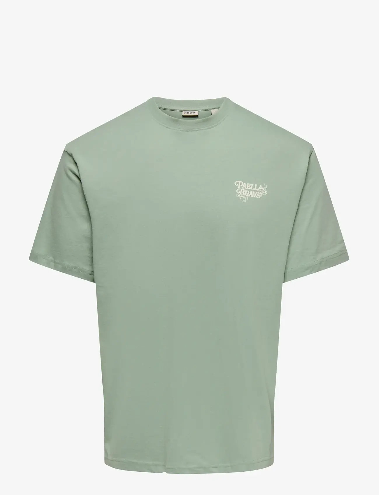 ONLY & SONS - ONSCHEF LIFE RLX SS TEE - kortærmede t-shirts - iceberg green - 0
