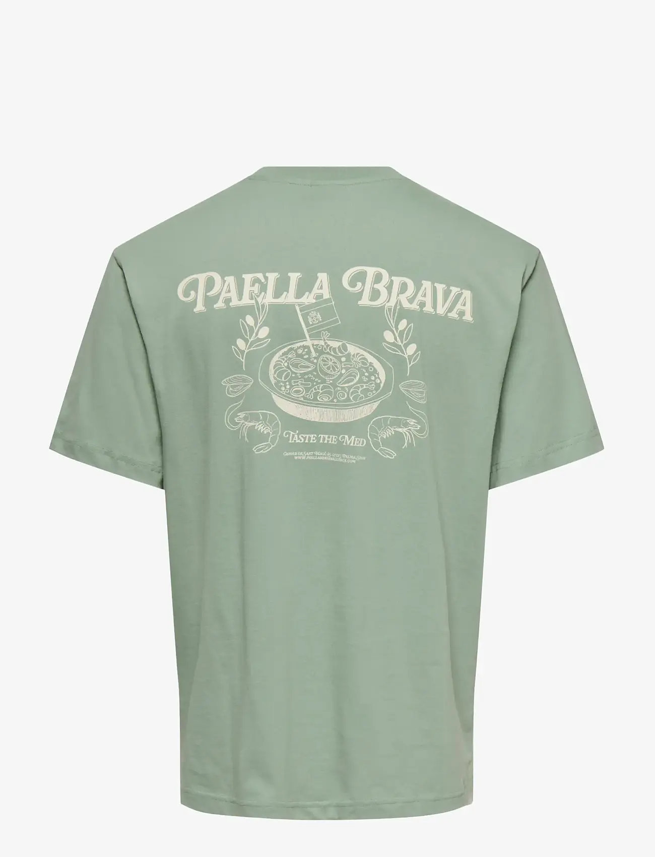 ONLY & SONS - ONSCHEF LIFE RLX SS TEE - kortærmede t-shirts - iceberg green - 1