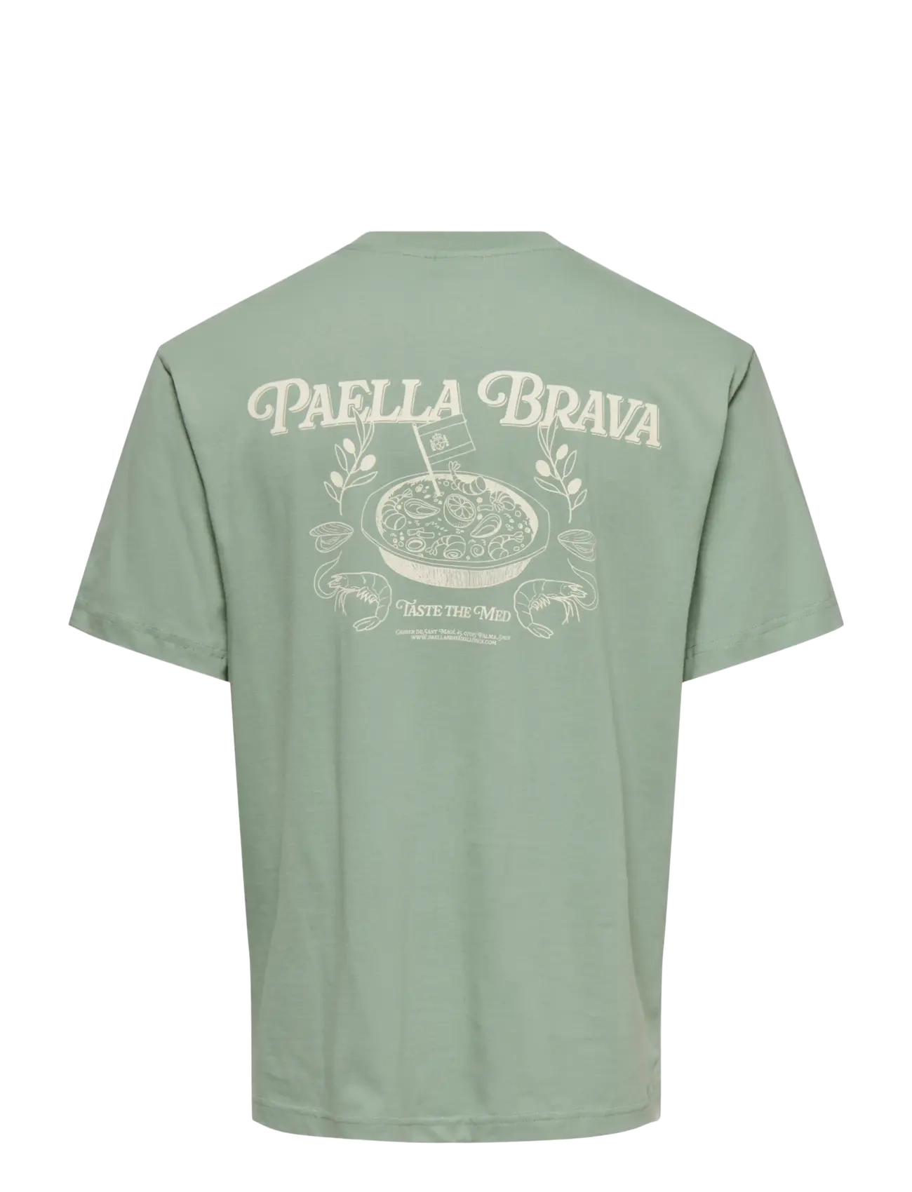 ONLY & SONS - ONSCHEF LIFE RLX SS TEE - lühikeste varrukatega t-särgid - iceberg green - 1