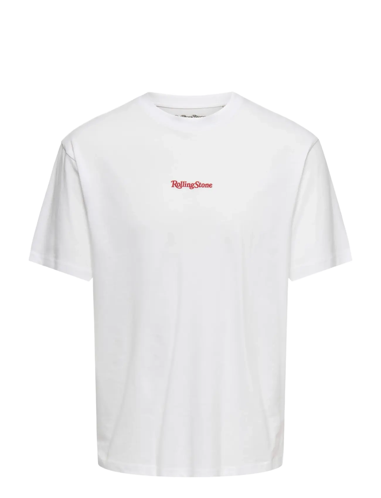 ONLY & SONS - ONSROLLING STONE LIFE RLX SS LIC TEE - bright white - 1
