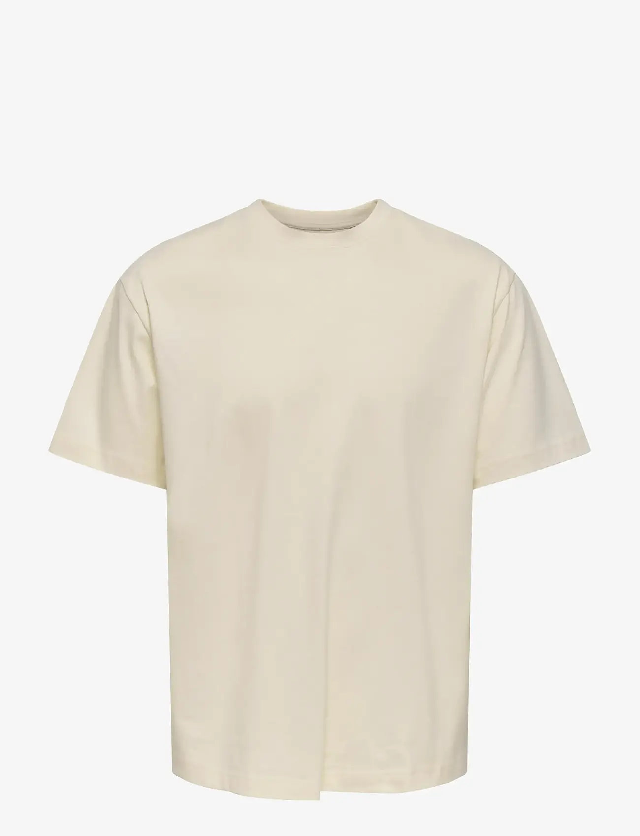 ONLY & SONS - ONSWHITE LOTUS LIFE RLX SS LIC TEE - kortærmede t-shirts - antique white - 0