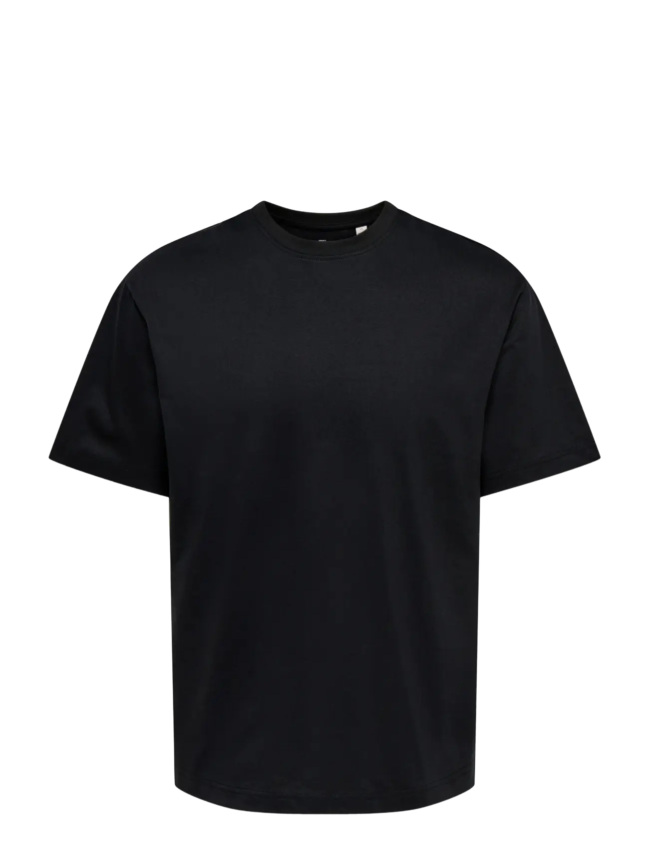 ONLY & SONS ONSWHITE LOTUS LIFE RLX SS LIC TEE - ONLY & SONS - JET BLACK / black