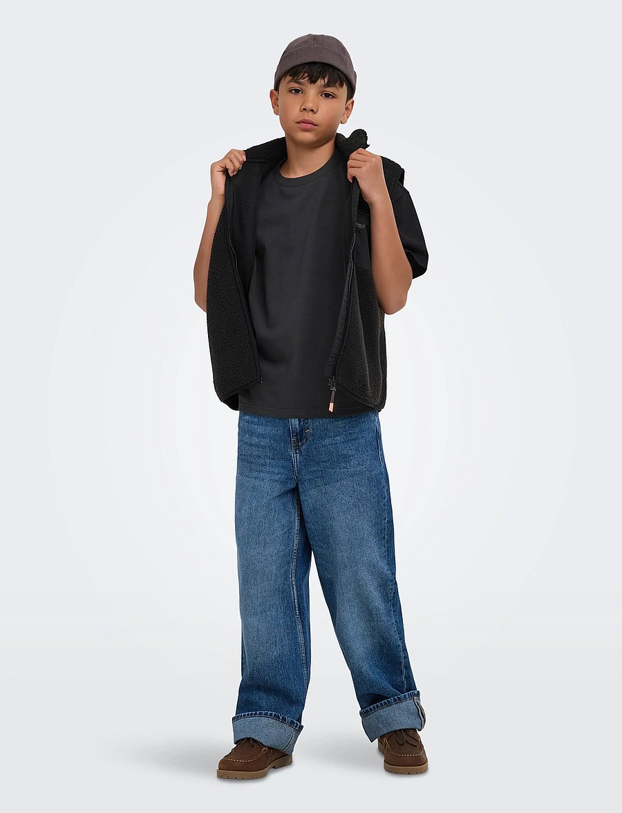 ONLY & SONS - OSJCASPIAN AIRFLEX BOXY SS TEE NOOS - kortærmede t-shirts - black - 4