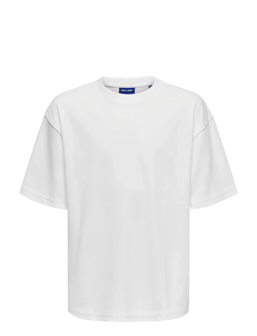 ONLY & SONS - OSJCASPIAN AIRFLEX BOXY SS TEE NOOS - lühikeste varrukatega t-särgid - white - 1