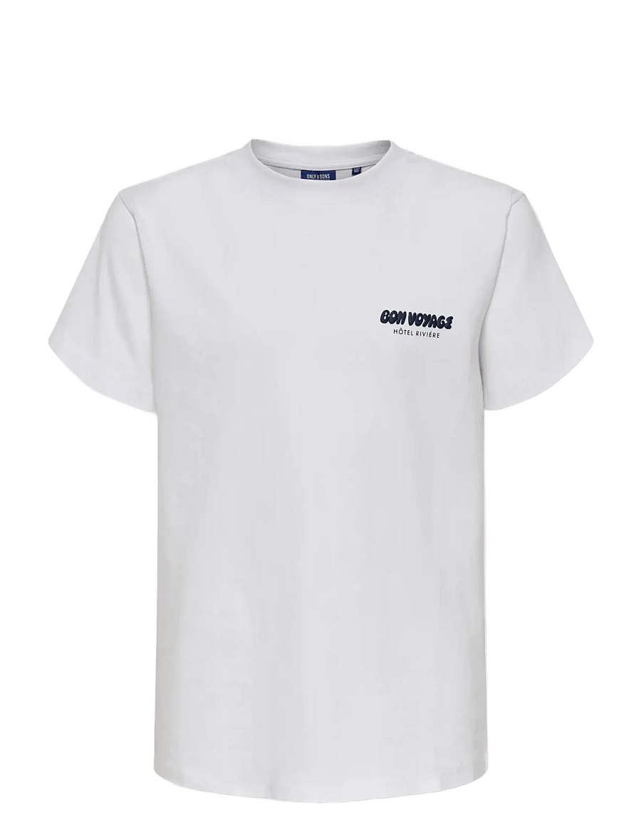 ONLY & SONS - OSJCLEVE REG SS TEE JRS - kurzärmelige - bright white - 0