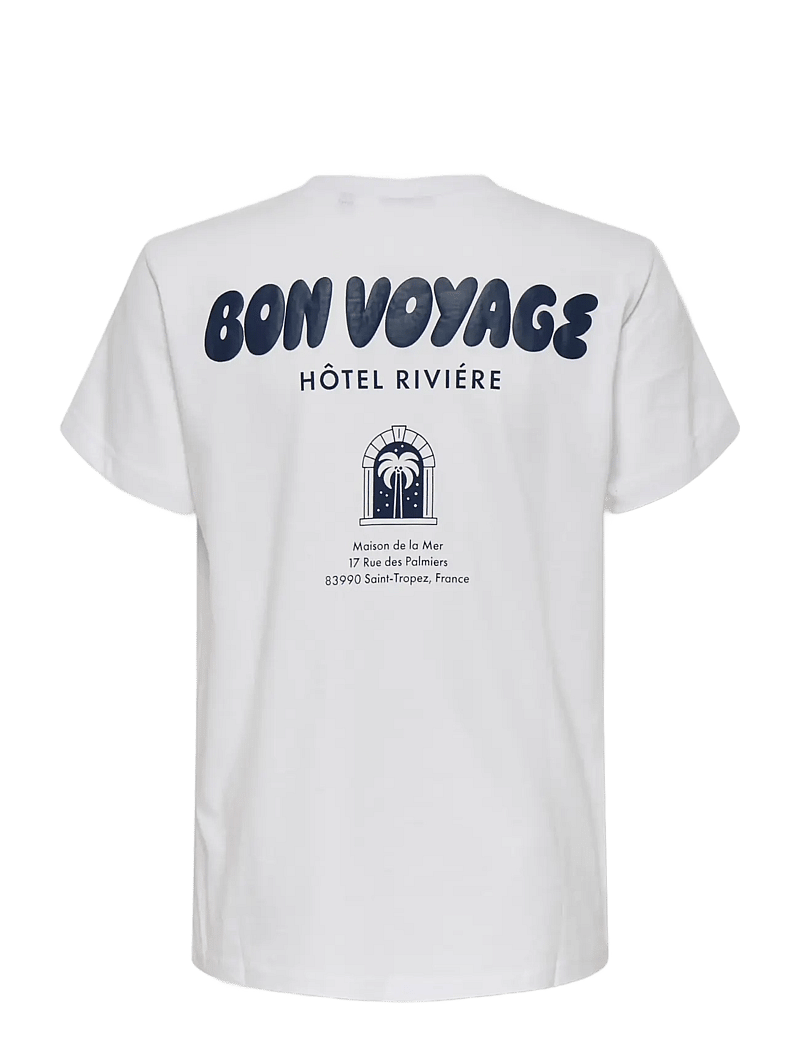 ONLY & SONS - OSJCLEVE REG SS TEE JRS - kortærmede t-shirts - bright white - 1