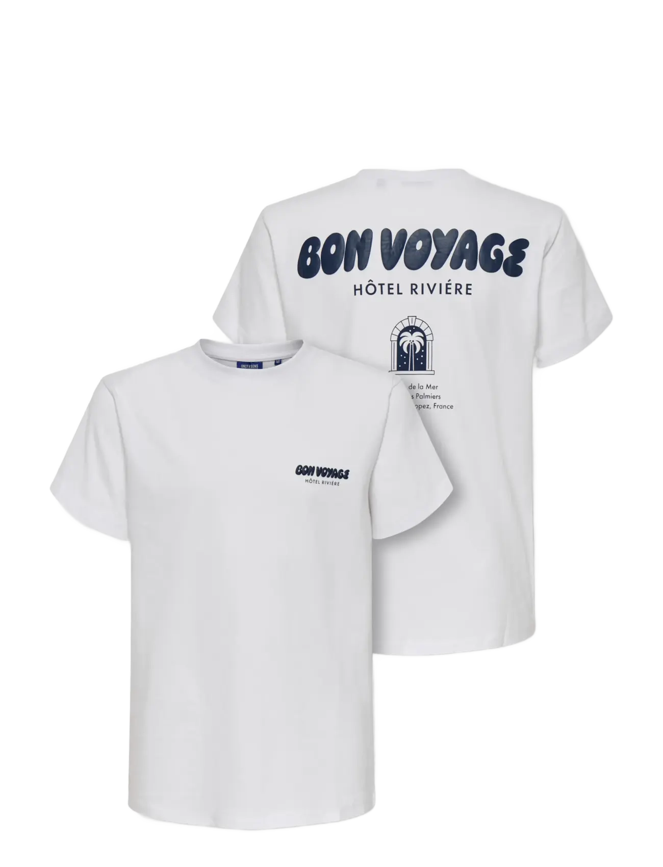 ONLY & SONS - OSJCLEVE REG SS TEE JRS - kurzärmelige - bright white - 2