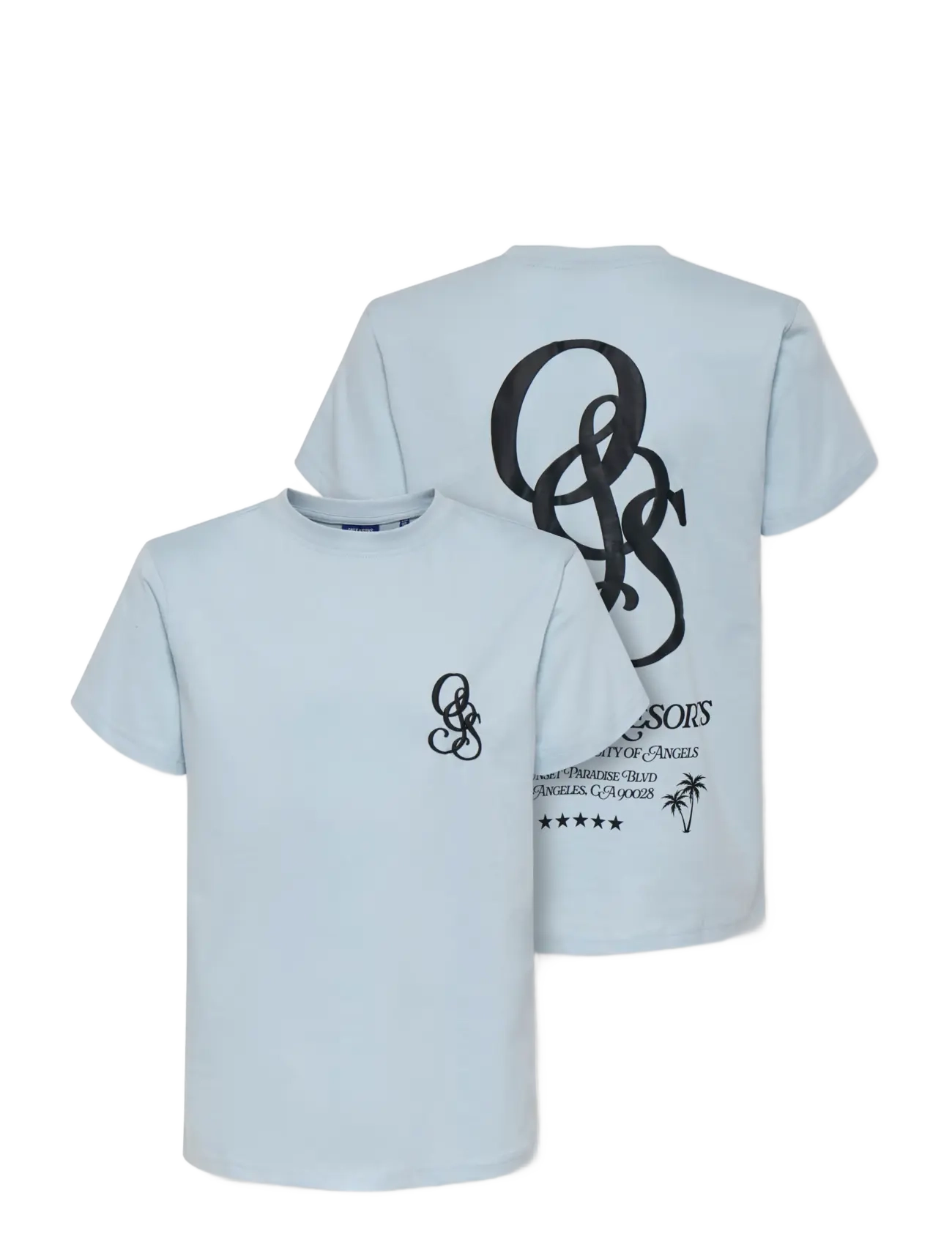 ONLY & SONS - OSJCLEVE REG SS TEE JRS - lyhythihaiset t-paidat - skyway - 3