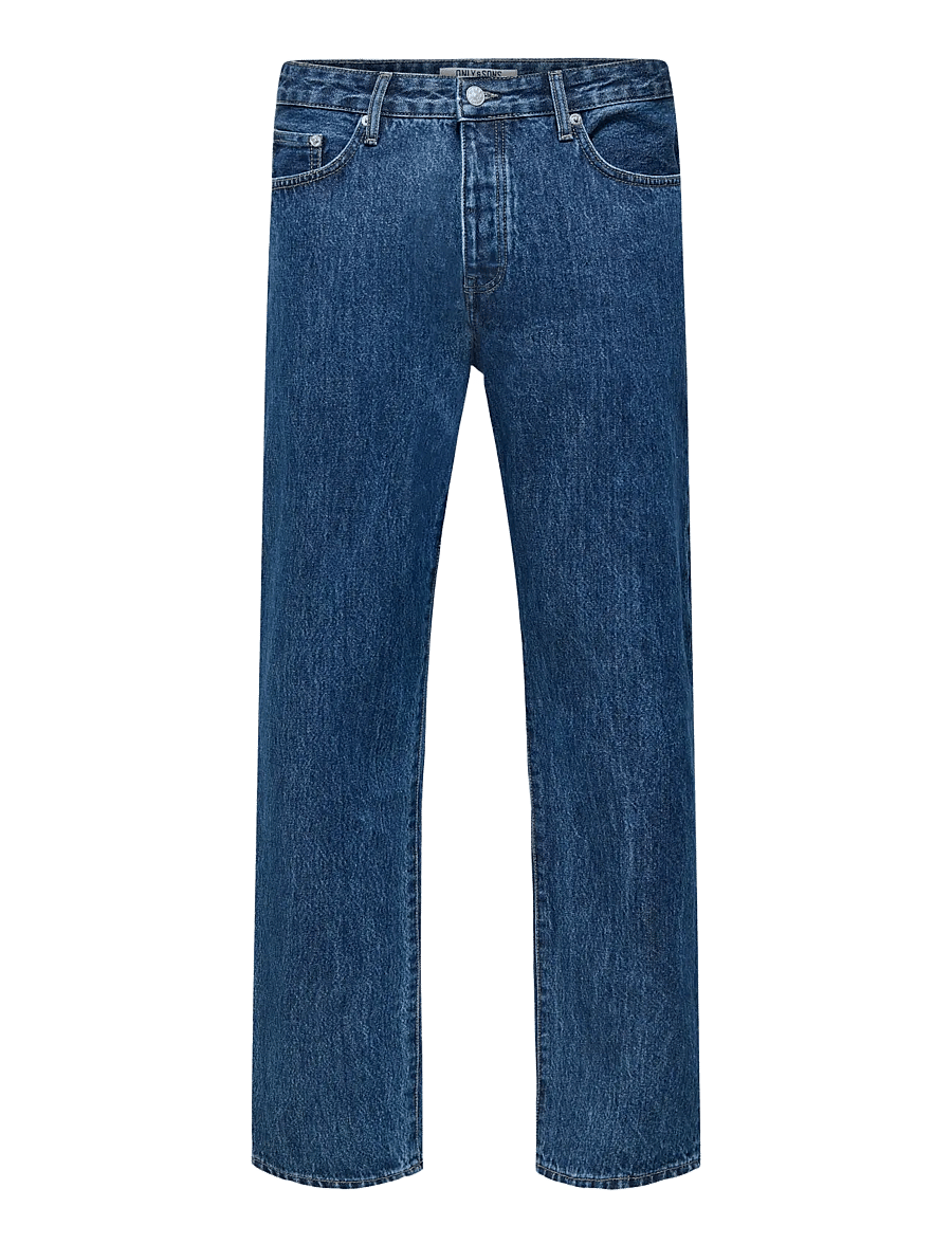 ONLY & SONS - ONSEDGE STRAIGHT MB 8420 AZG DNM - medium blue denim - 1
