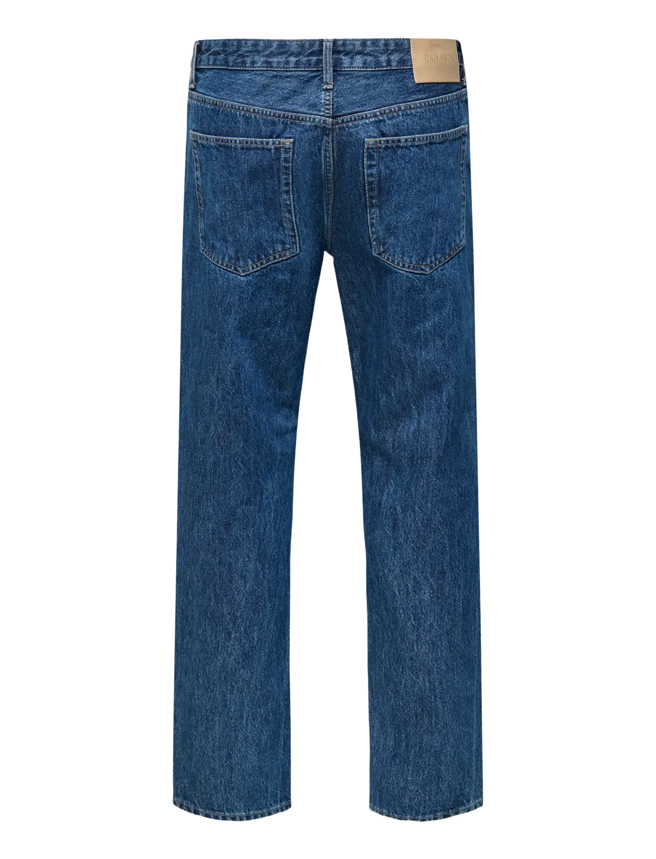 ONLY & SONS - ONSEDGE STRAIGHT MB 8420 AZG DNM - medium blue denim - 2