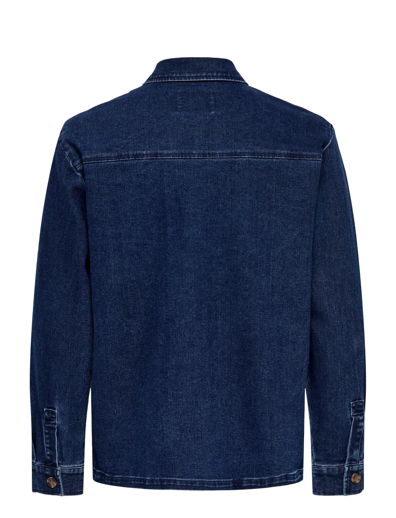 ONLY & SONS - ONSKODYL BOX PIM DNM OVERSHIRT - dark blue denim - 1