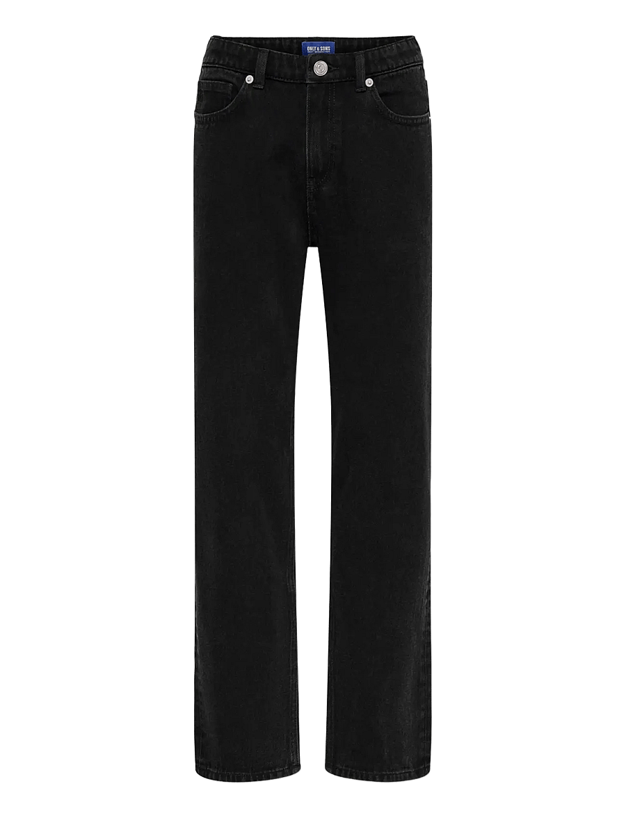 ONLY & SONS - OSJEDGE STRAIGHT BOX 8476 PIM DNM ZA - tapered jeans - washed black - 1