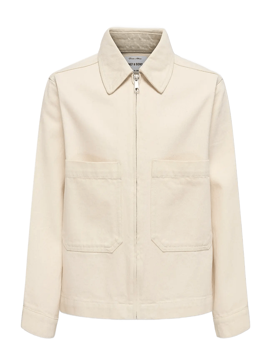 ONLY & SONS - OSJCASSEL BOX 8481 PIM DNM JACKET ZA - jeansjacken - ecru - 0
