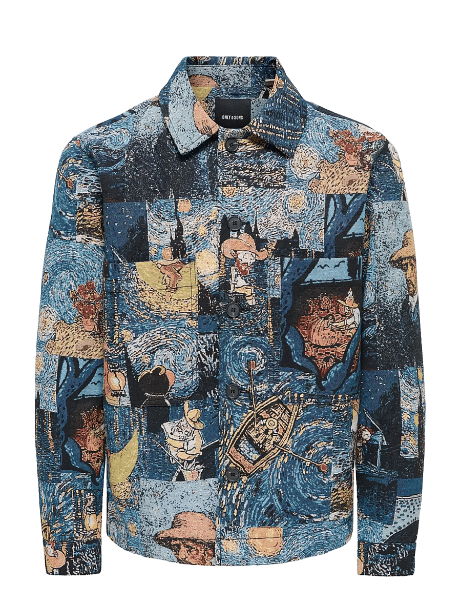ONLY & SONS - ONSCASSEL JAQ 8535 YFM DNM JACKET - herbstjacken - medium blue denim - 1