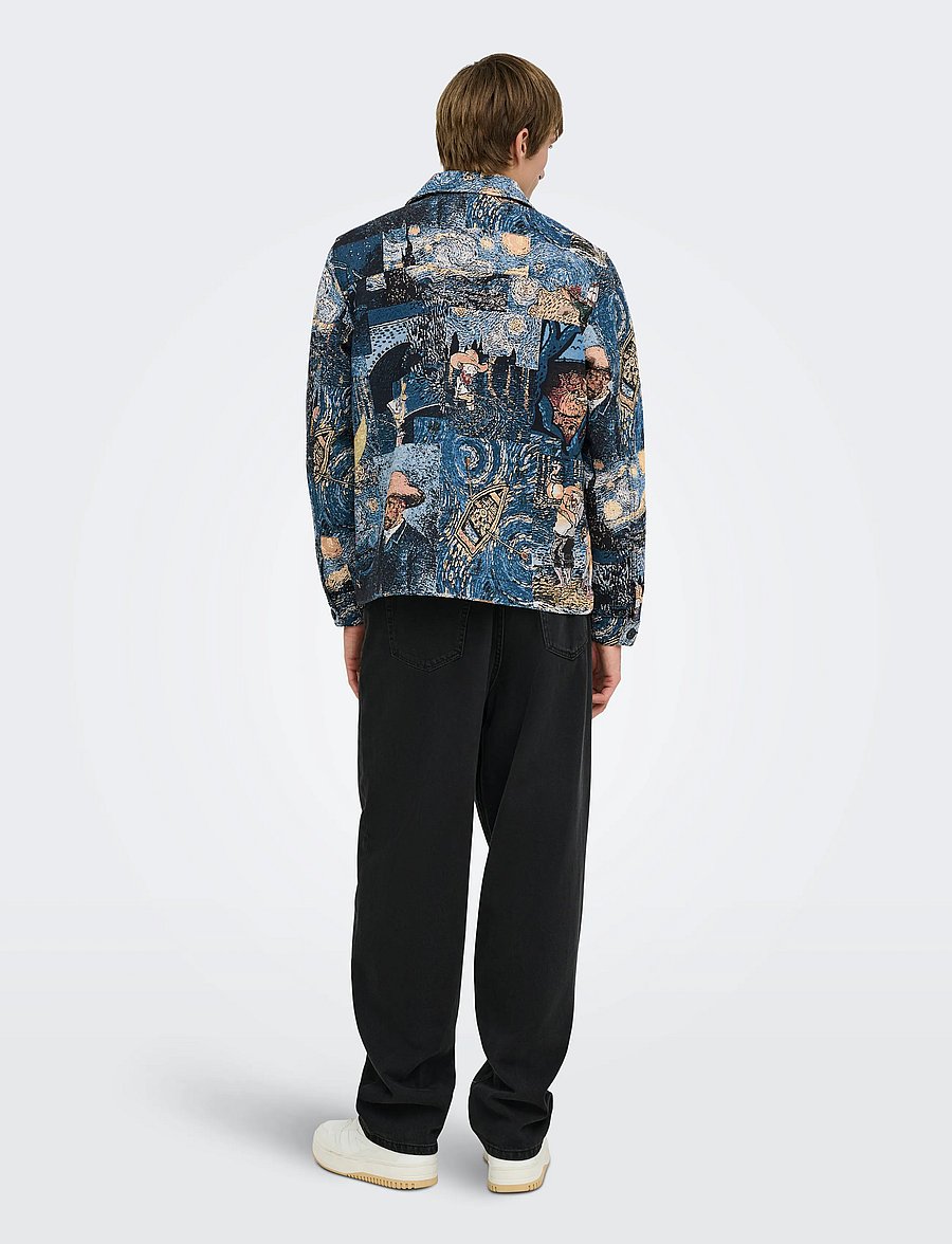 ONLY & SONS - ONSCASSEL JAQ 8535 YFM DNM JACKET - herbstjacken - medium blue denim - 3