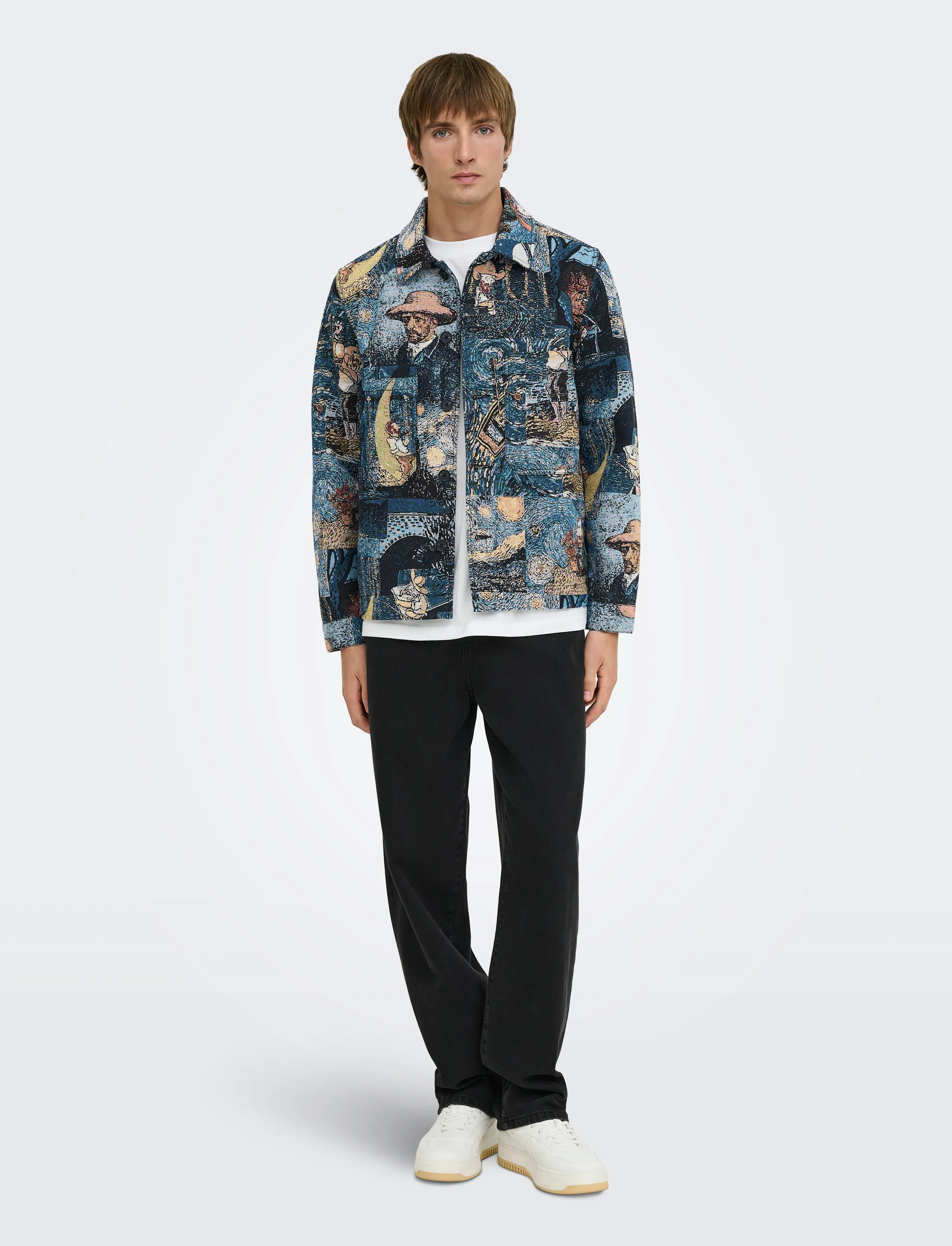 ONLY & SONS - ONSCASSEL JAQ 8535 YFM DNM JACKET - herbstjacken - medium blue denim - 4