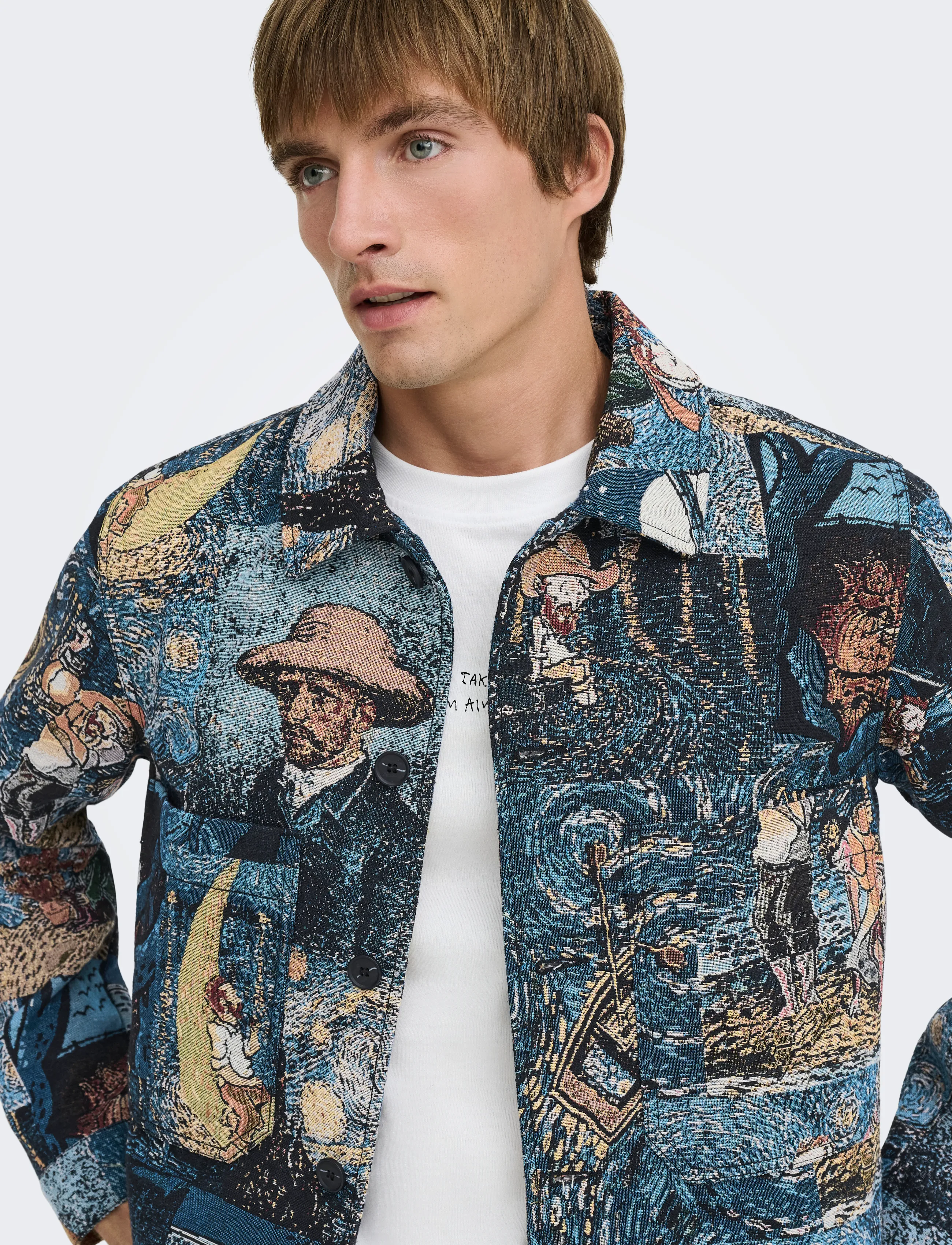 ONLY & SONS - ONSCASSEL JAQ 8535 YFM DNM JACKET - herbstjacken - medium blue denim - 5