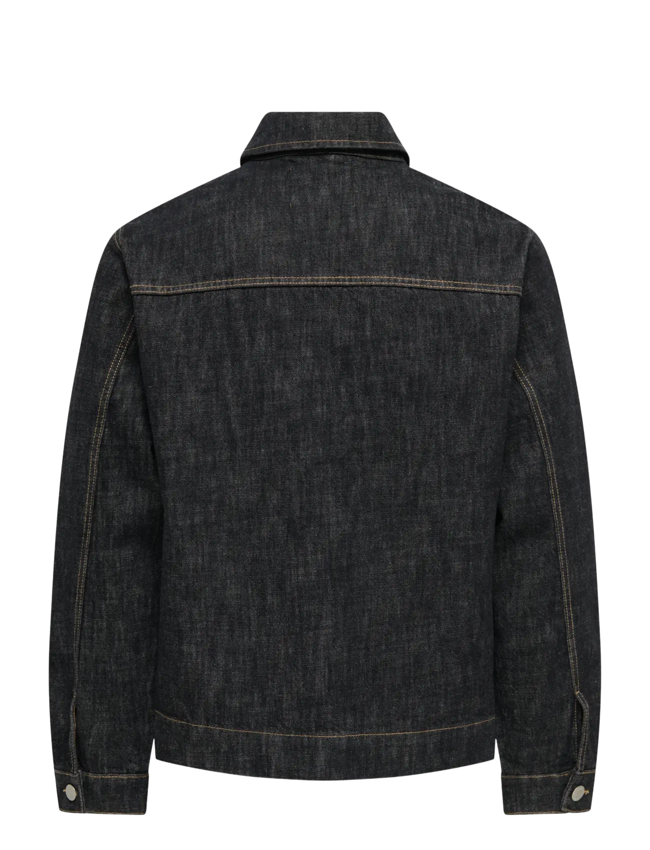 ONLY & SONS - ONSCASSEL BLK RINSE 8542 DOT DNM JACKET - ungefütterte denimjacken - black denim - 2