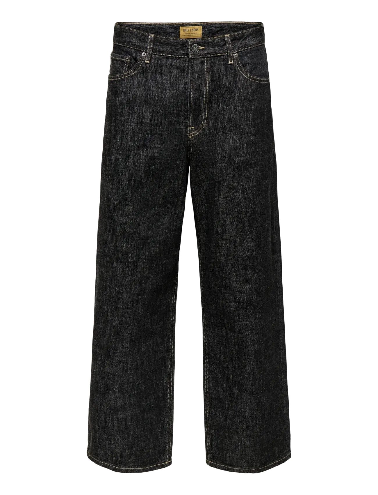 ONLY & SONS ONSREMI WIDE BLACK 8567 CRO DNM NOOS - ONLY & SONS - BLACK DENIM / black
