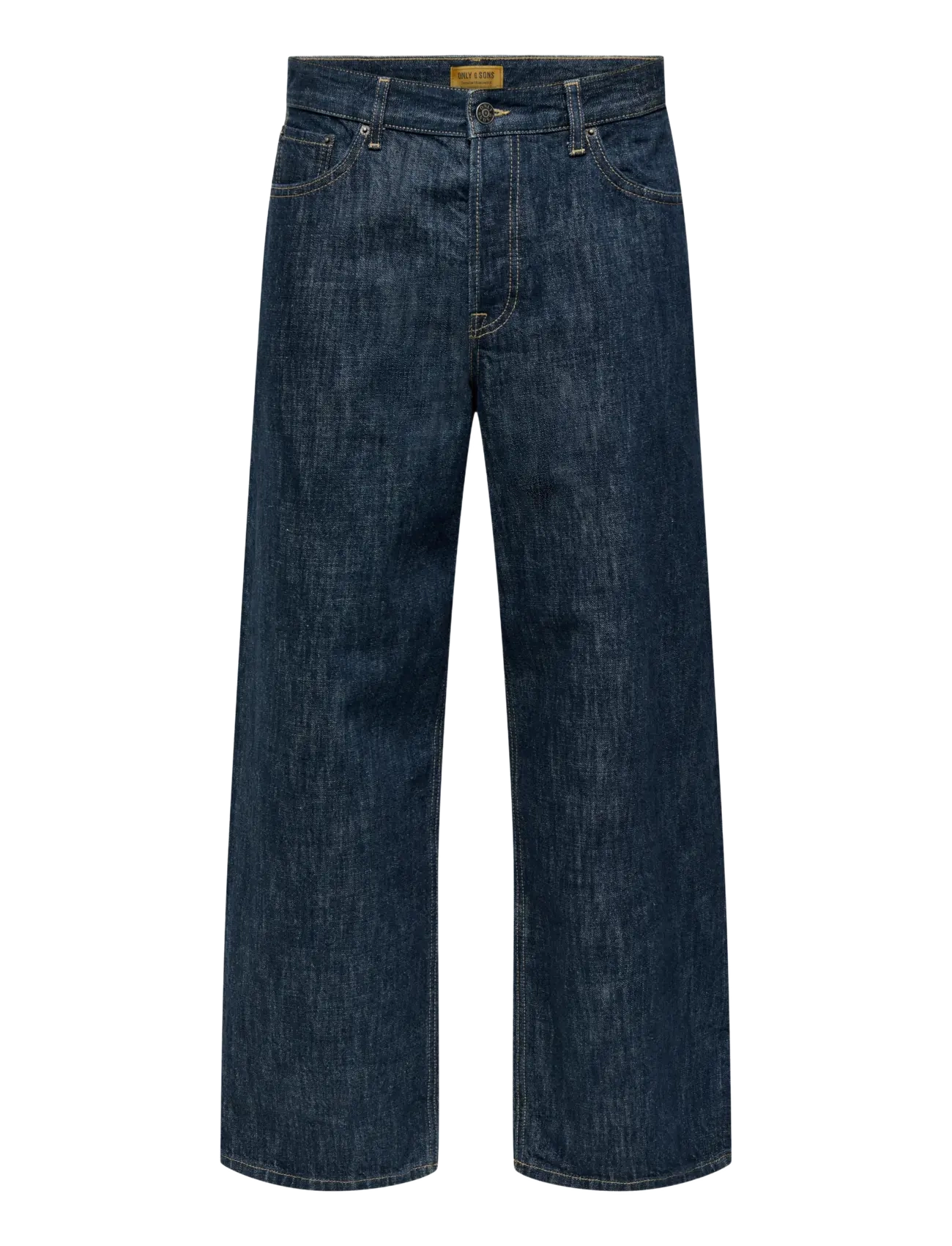 ONLY & SONS ONSREMI WIDE DMB RINSE 8568 DOT DNM - ONLY & SONS - DARK MEDIUM BLUE DENIM / blue