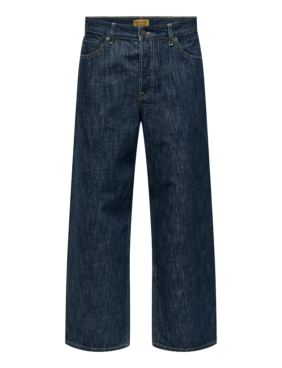 ONLY & SONS - ONSREMI WIDE DMB RINSE 8568 DOT DNM - dark medium blue denim - 1