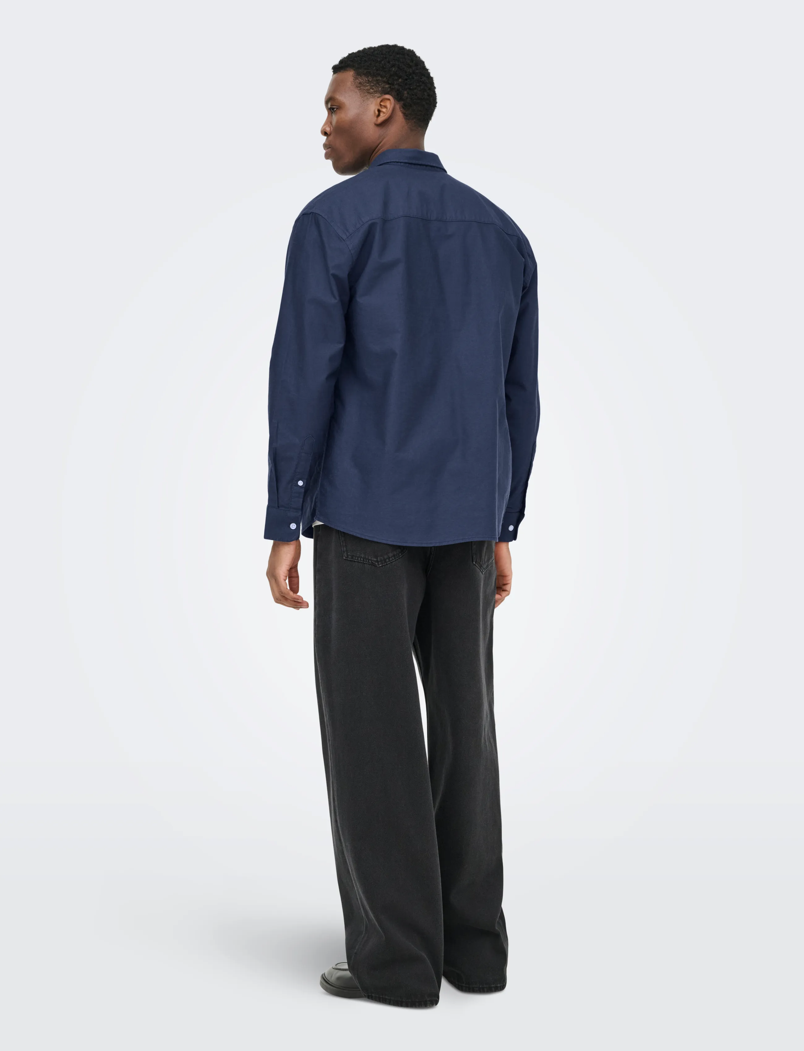ONLY & SONS - ONSOXFORD LS SHIRT FRML NOOS - oxford skjorter - blue nights - 3