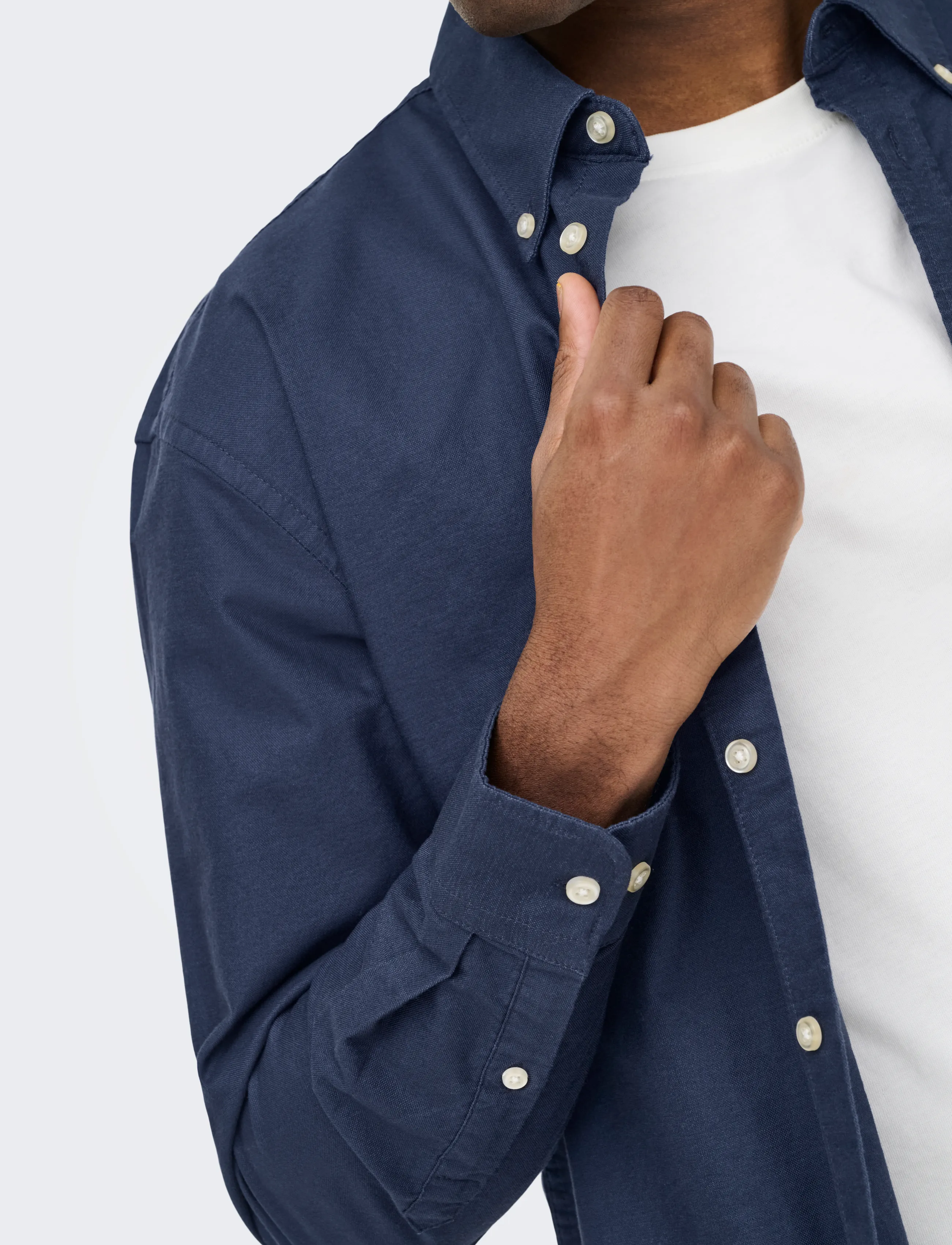 ONLY & SONS - ONSOXFORD LS SHIRT FRML NOOS - oxford skjorter - blue nights - 5