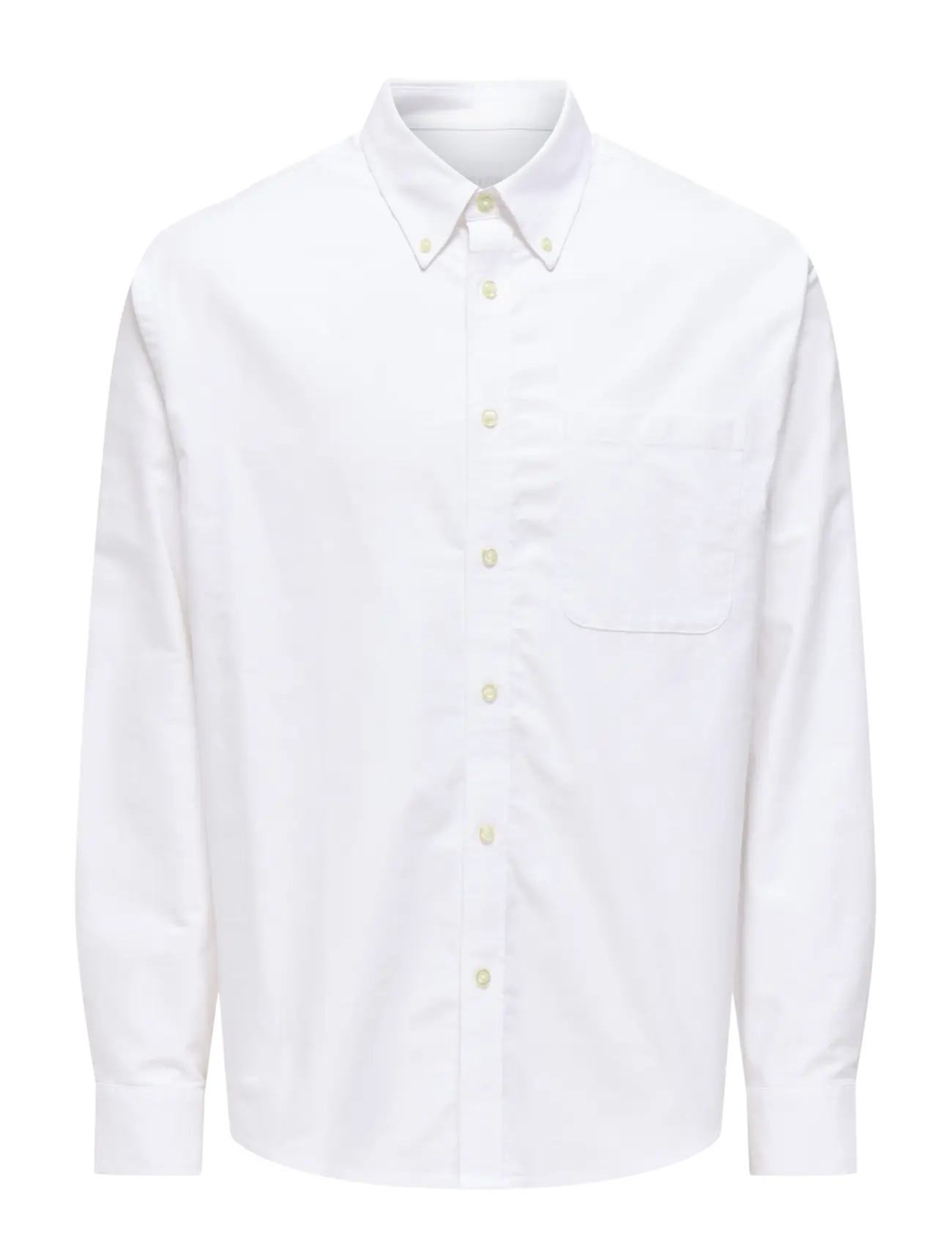 ONLY & SONS - ONSOXFORD LS SHIRT FRML NOOS - oxford shirts - bright white - 1