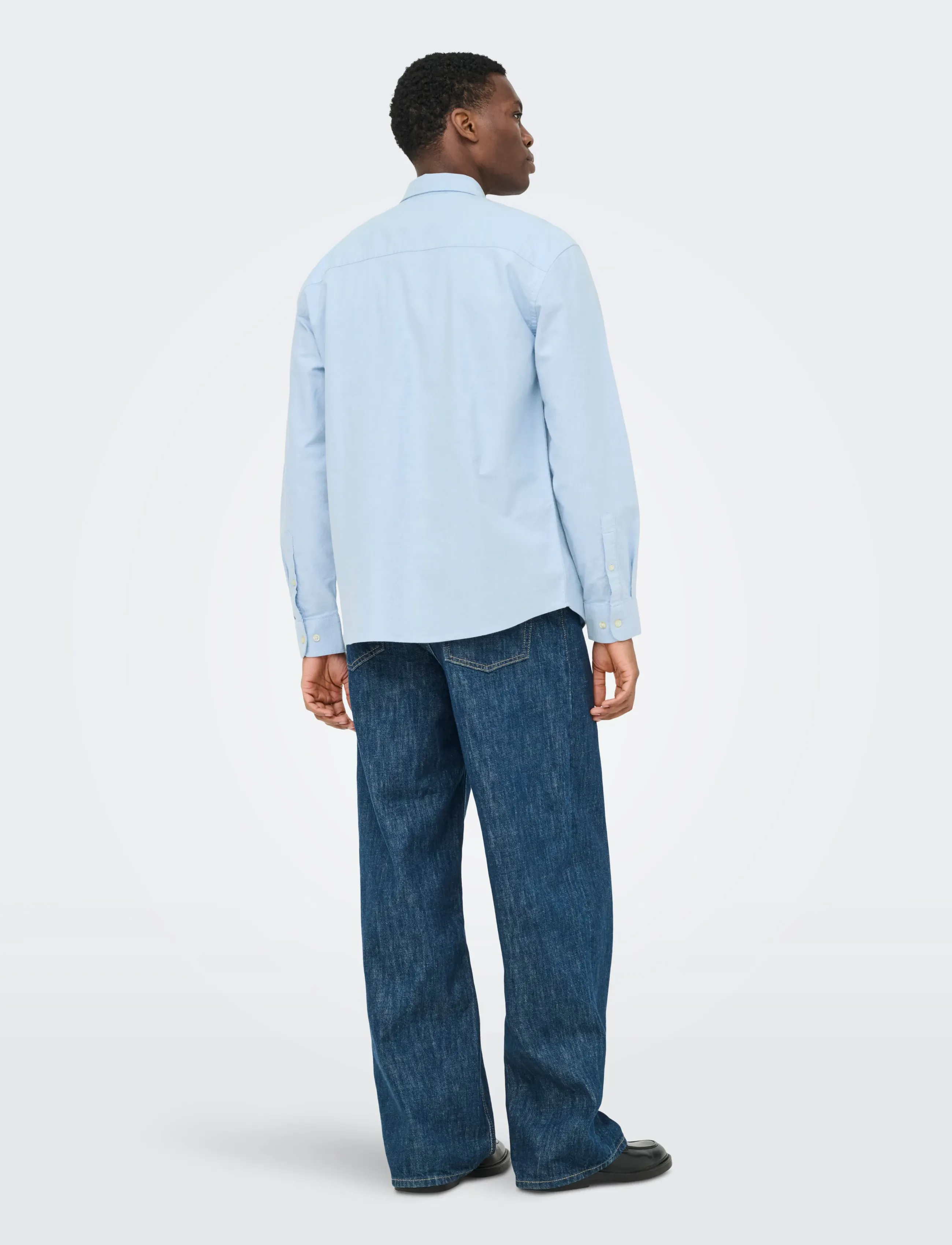 ONLY & SONS - ONSOXFORD LS SHIRT FRML NOOS - oxford shirts - cashmere blue - 3