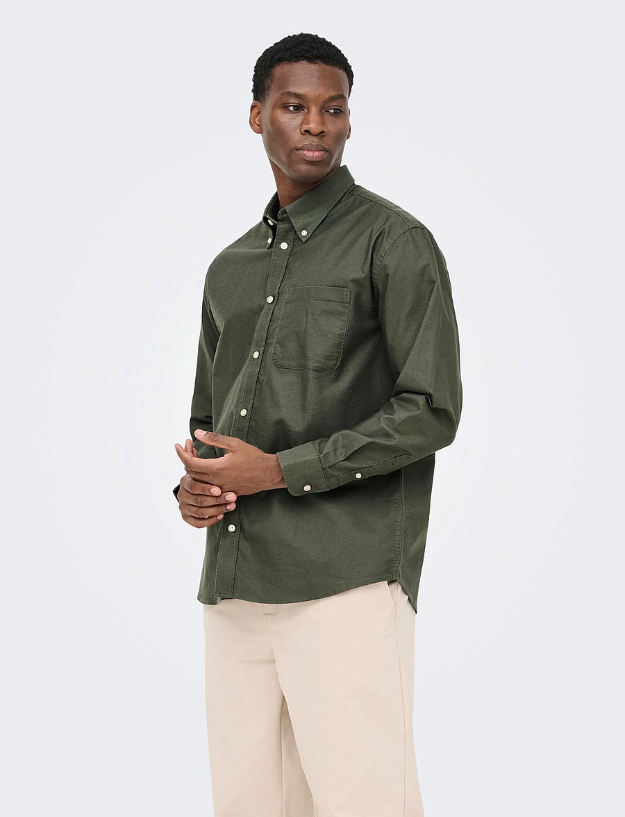 ONLY & SONS - ONSOXFORD LS SHIRT FRML NOOS - oxford-hemden - kambaba - 0