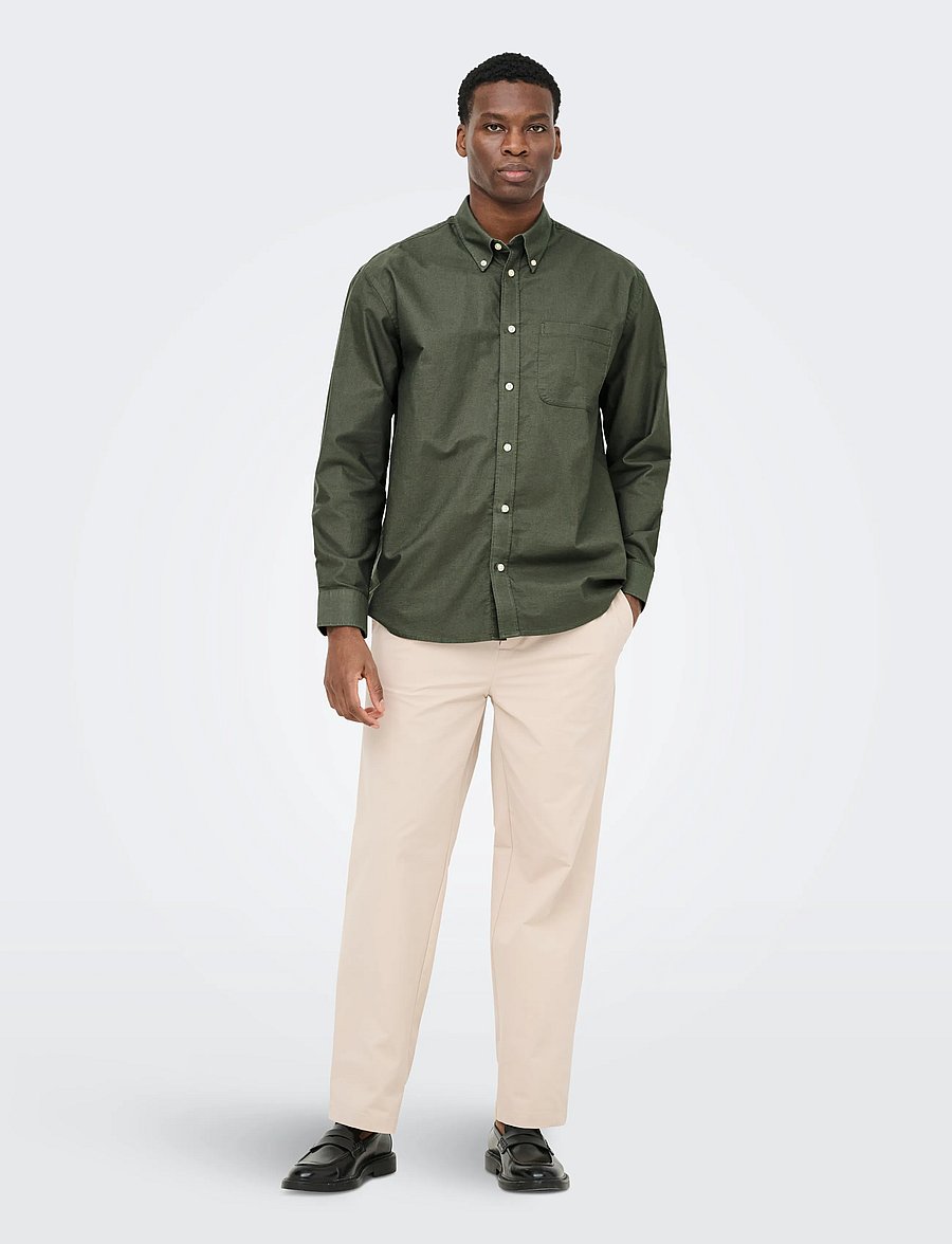 ONLY & SONS - ONSOXFORD LS SHIRT FRML NOOS - oxford-hemden - kambaba - 4