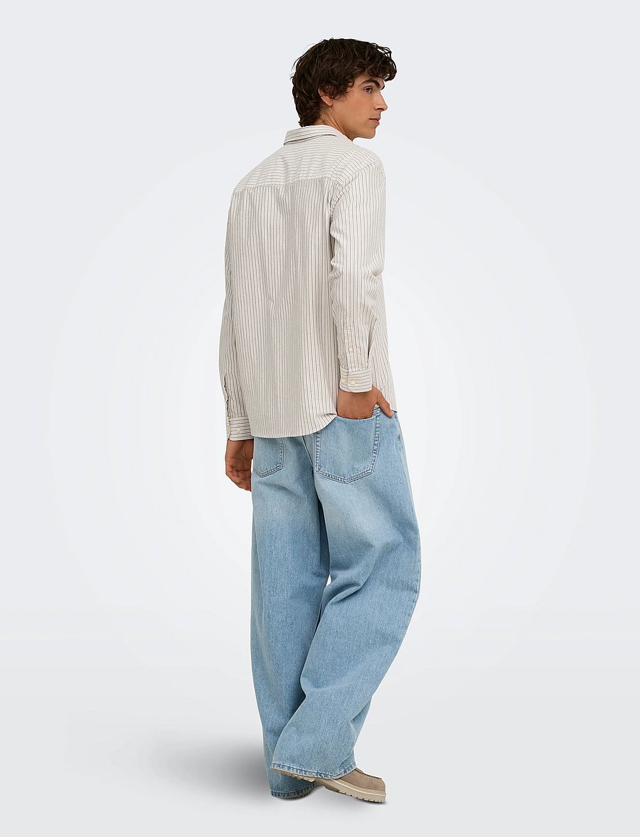 ONLY & SONS - ONSOXFORD LS SHIRT FRML NOOS - oxford-hemden - walnut - 3