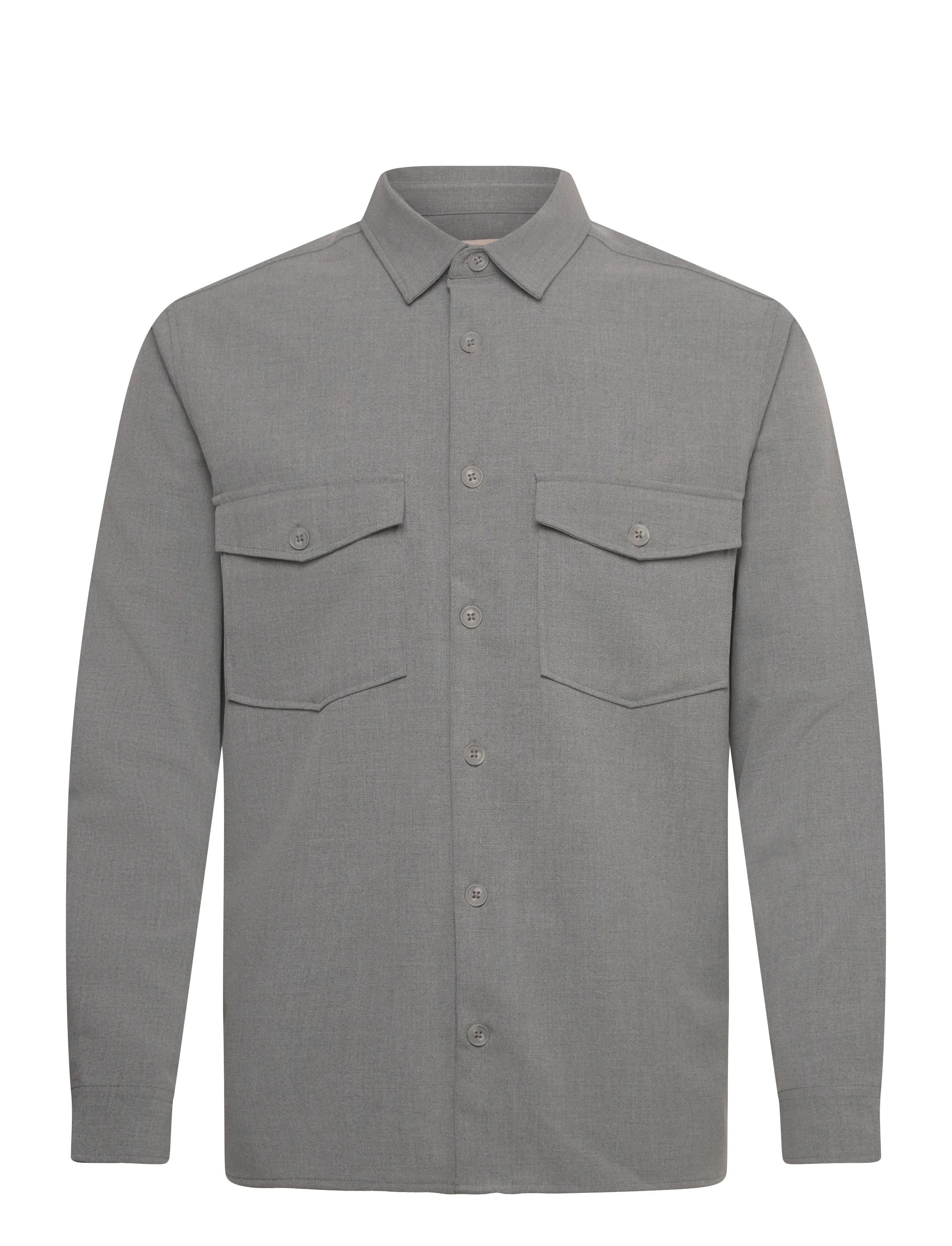 ONLY & SONS Onsvenus Reg Overshirt Noos, L, Grey, Overdele > Overtrøjer, Herre