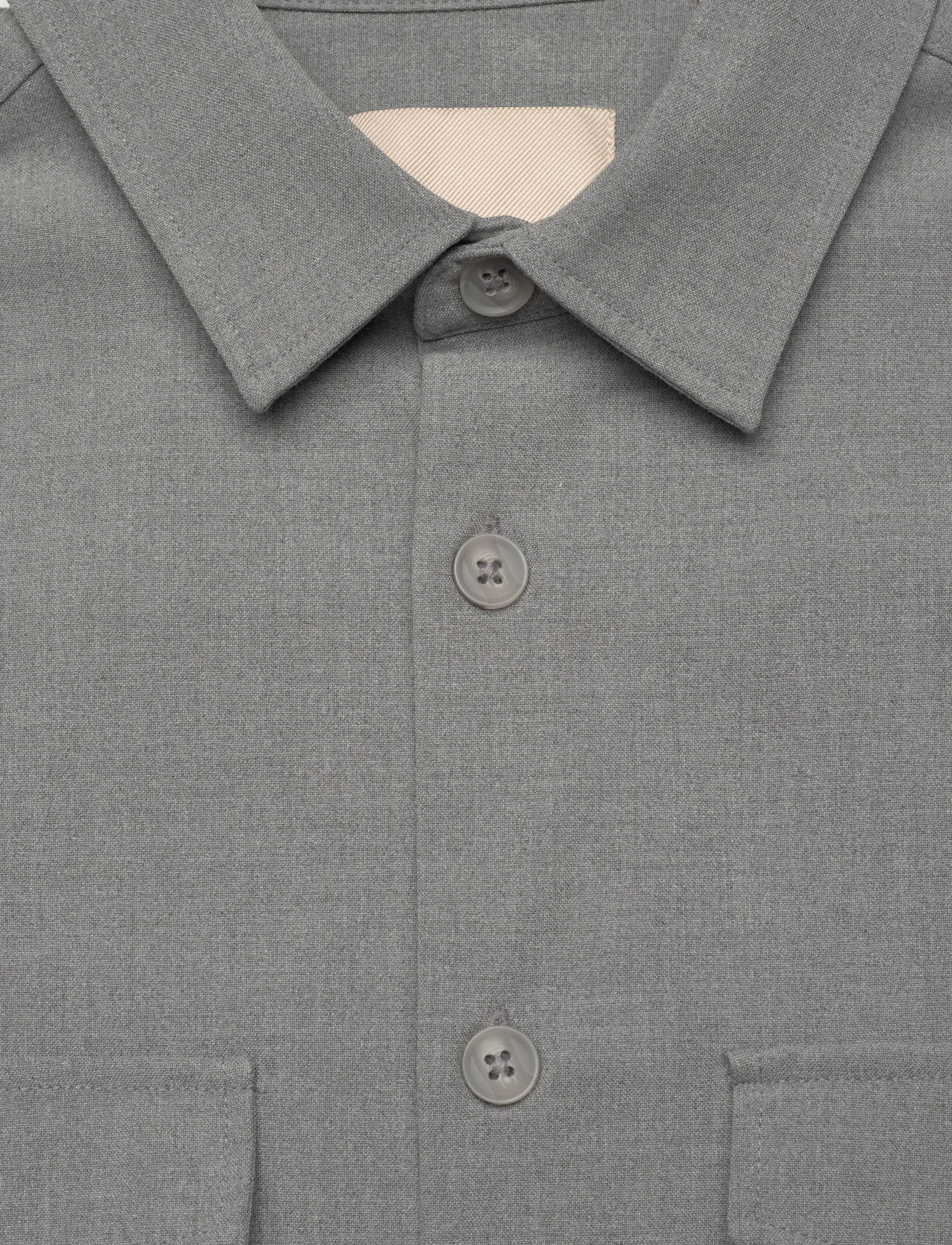 ONLY & SONS - ONSVENUS REG OVERSHIRT NOOS - kolekcijos - light grey melange - 2