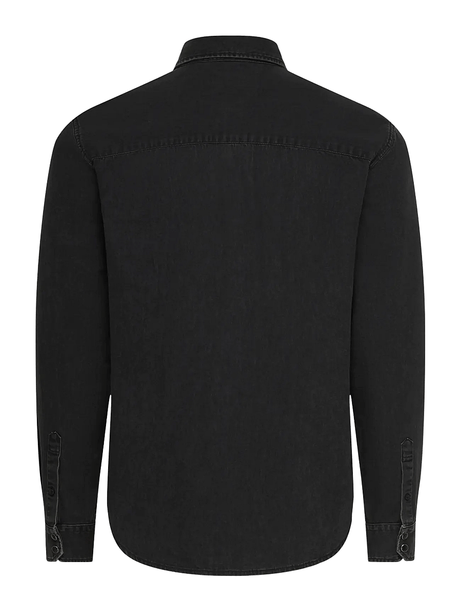 ONLY & SONS - ONSRAY WESTERN REG LS SHIRT NOOS - jeanshemden - black denim - 2