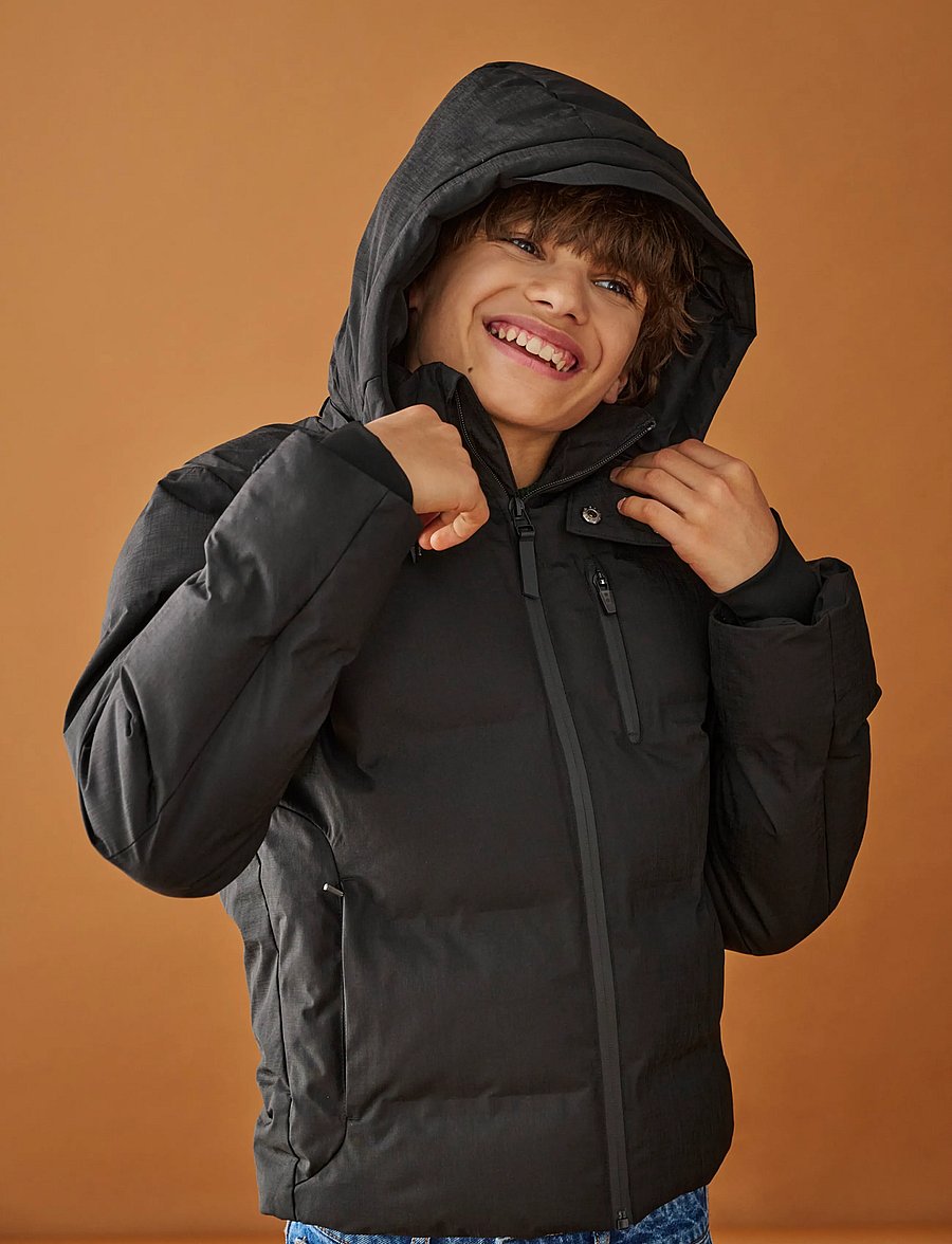 ONLY & SONS - OSJMATHIS PUFFER OTW NOOS JNR - vinterjackor - black - 0