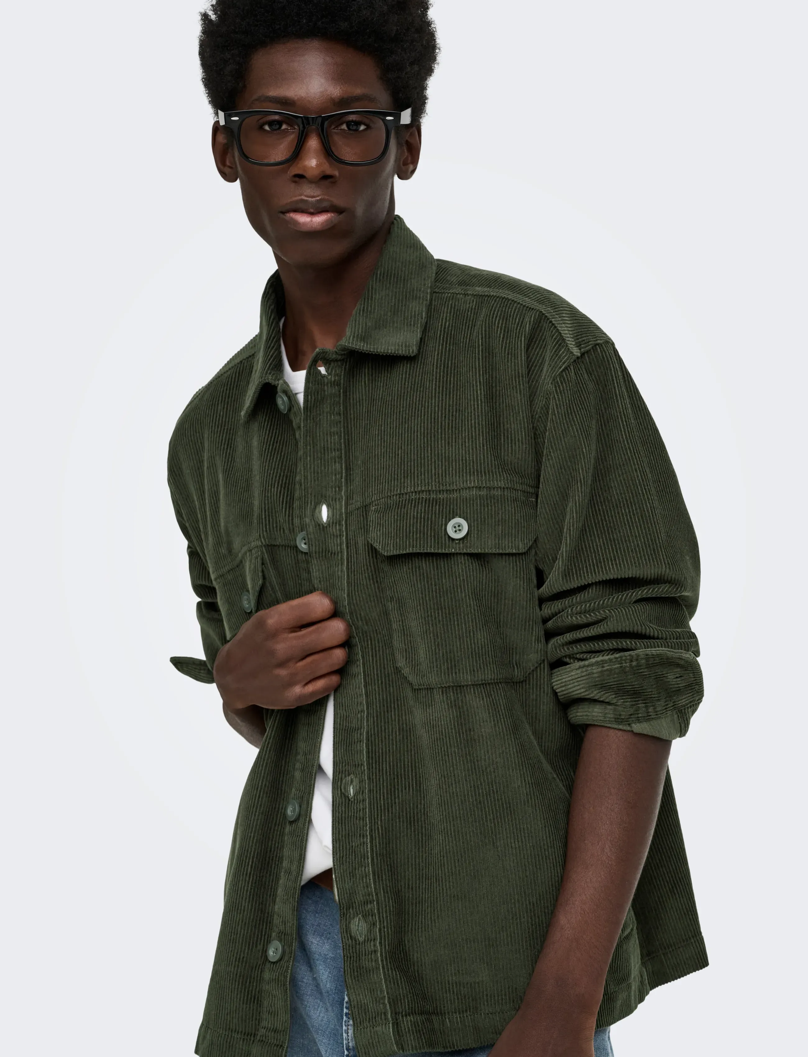ONLY & SONS Onssimon Cord Rlx 017 Shirt skjortor & blusar herr – bild 6