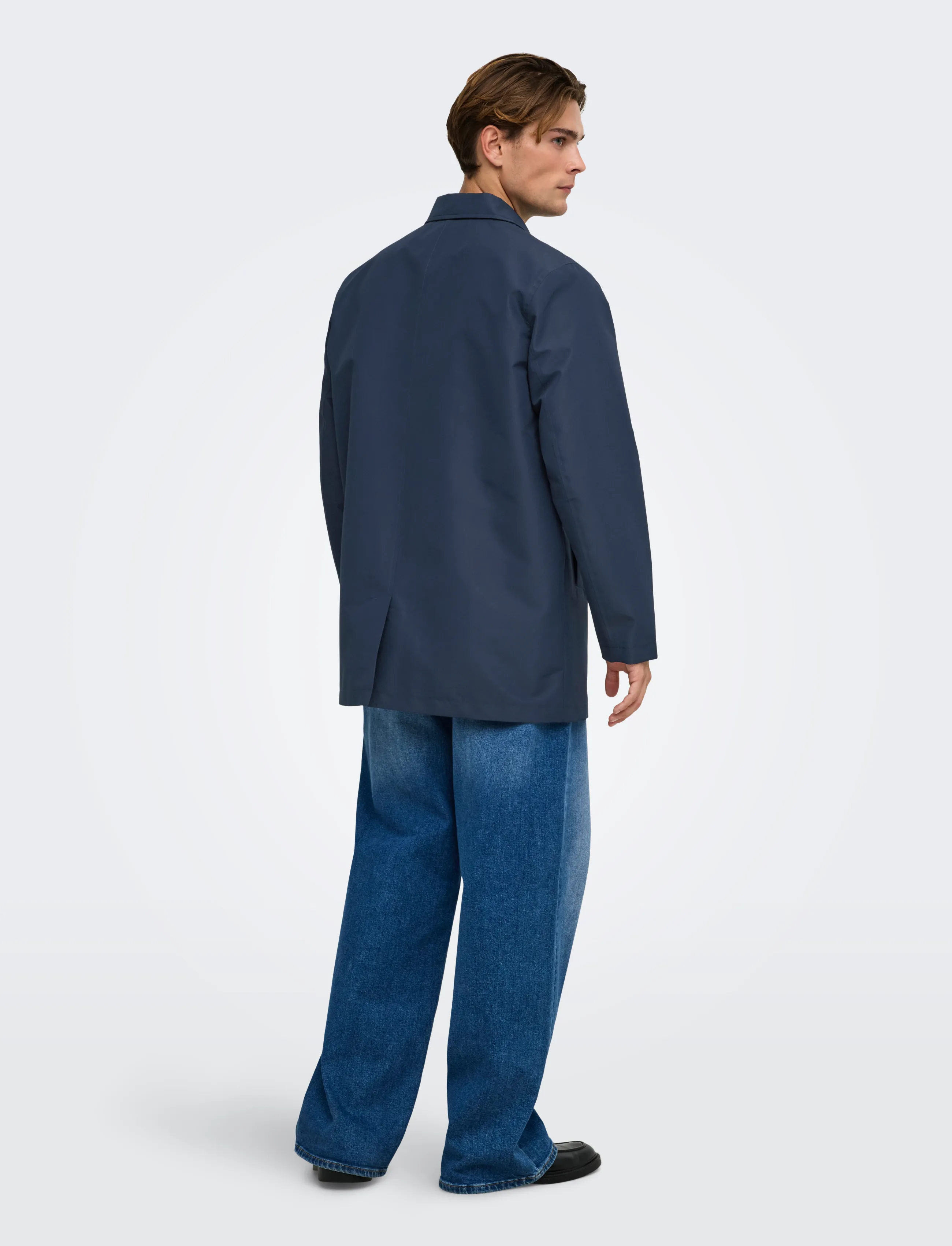 ONLY & SONS - ONSHALLE COAT OTW - navy blazer - 3