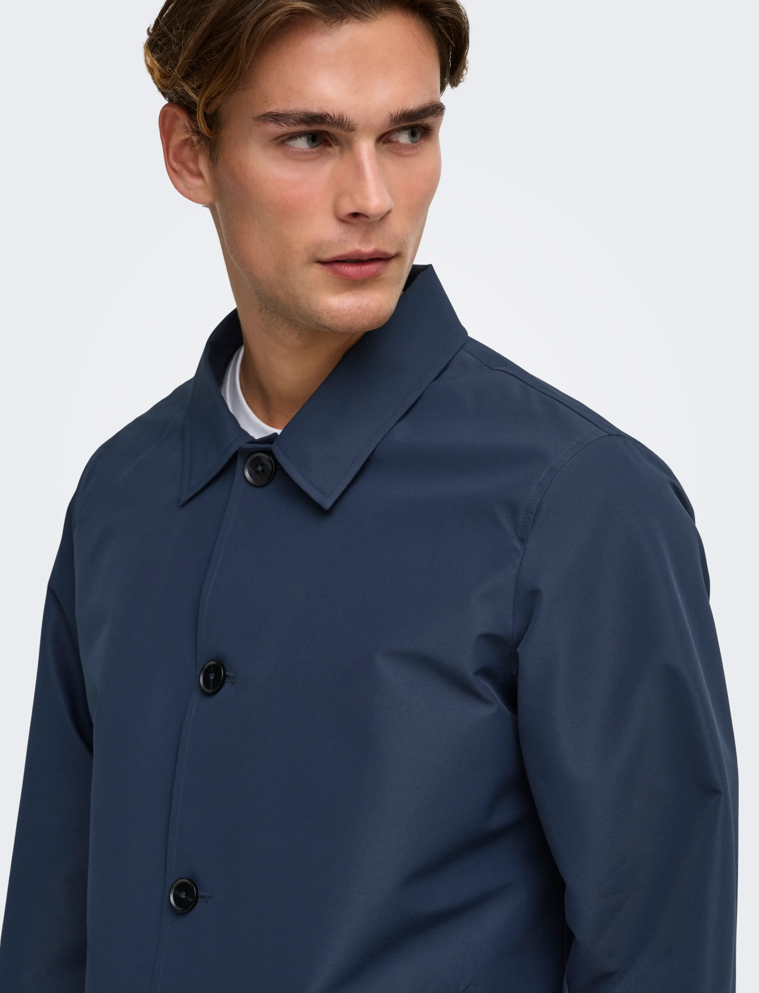 ONLY & SONS - ONSHALLE COAT OTW - navy blazer - 5