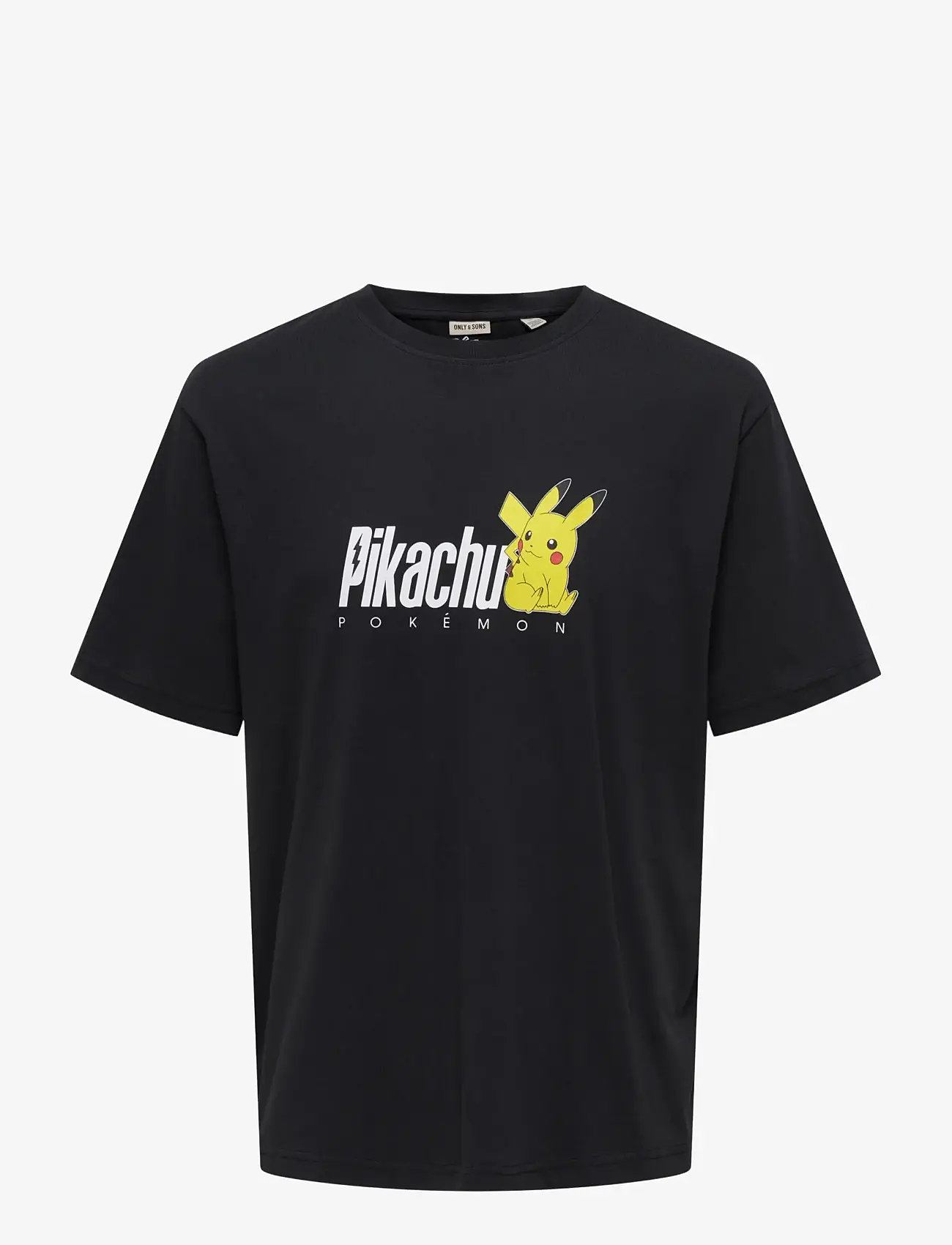 ONLY & SONS - OSJPOKEMON RLX SS LIC TEE - kortærmede t-shirts - jet black - 0
