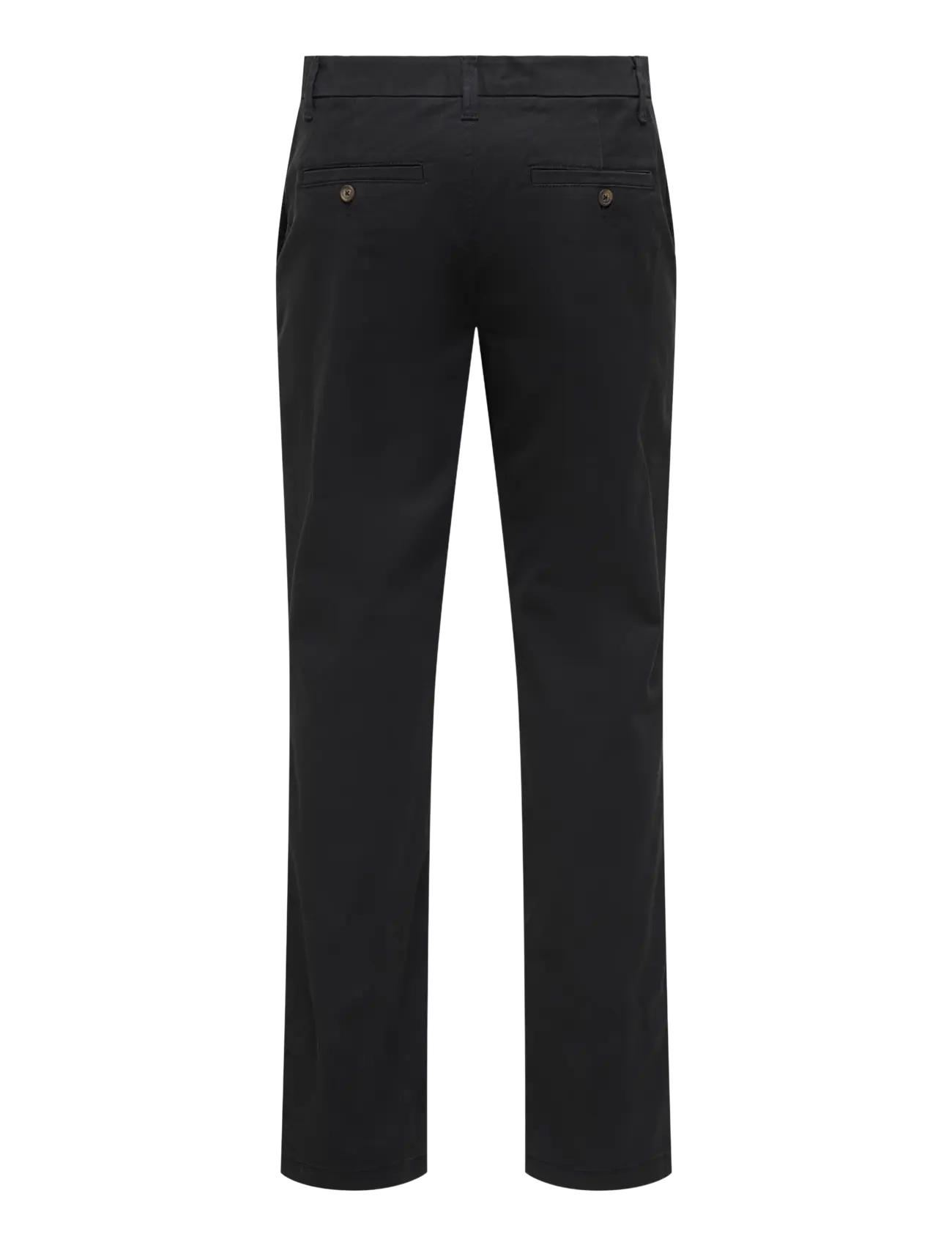 ONLY & SONS - ONSWEFT REG TWILL 0595 CHINO PANT NOOS - black - 2
