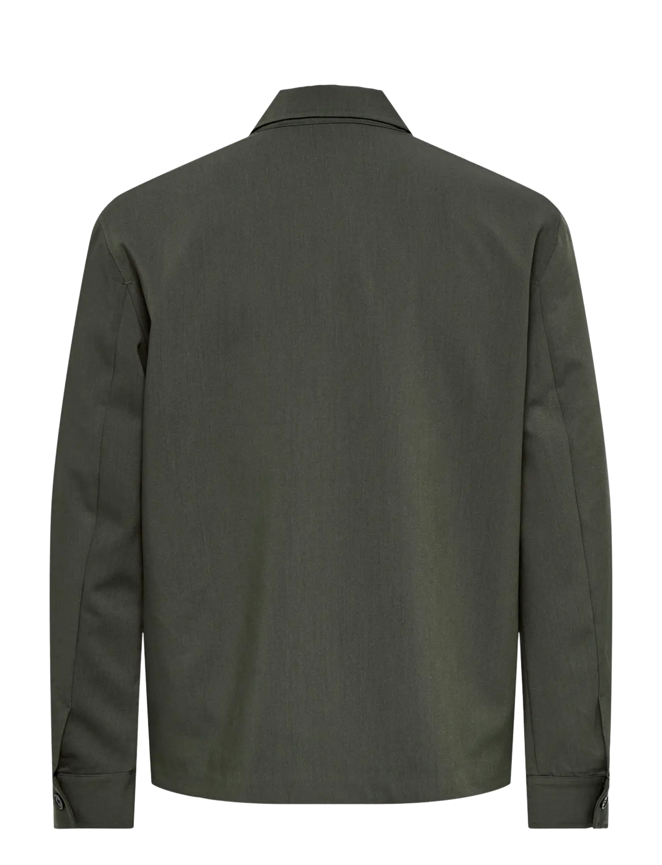 ONLY & SONS - ONSWILL REG 0292 ZIP OVERSHIRT FRML NOOS - beluga - 2