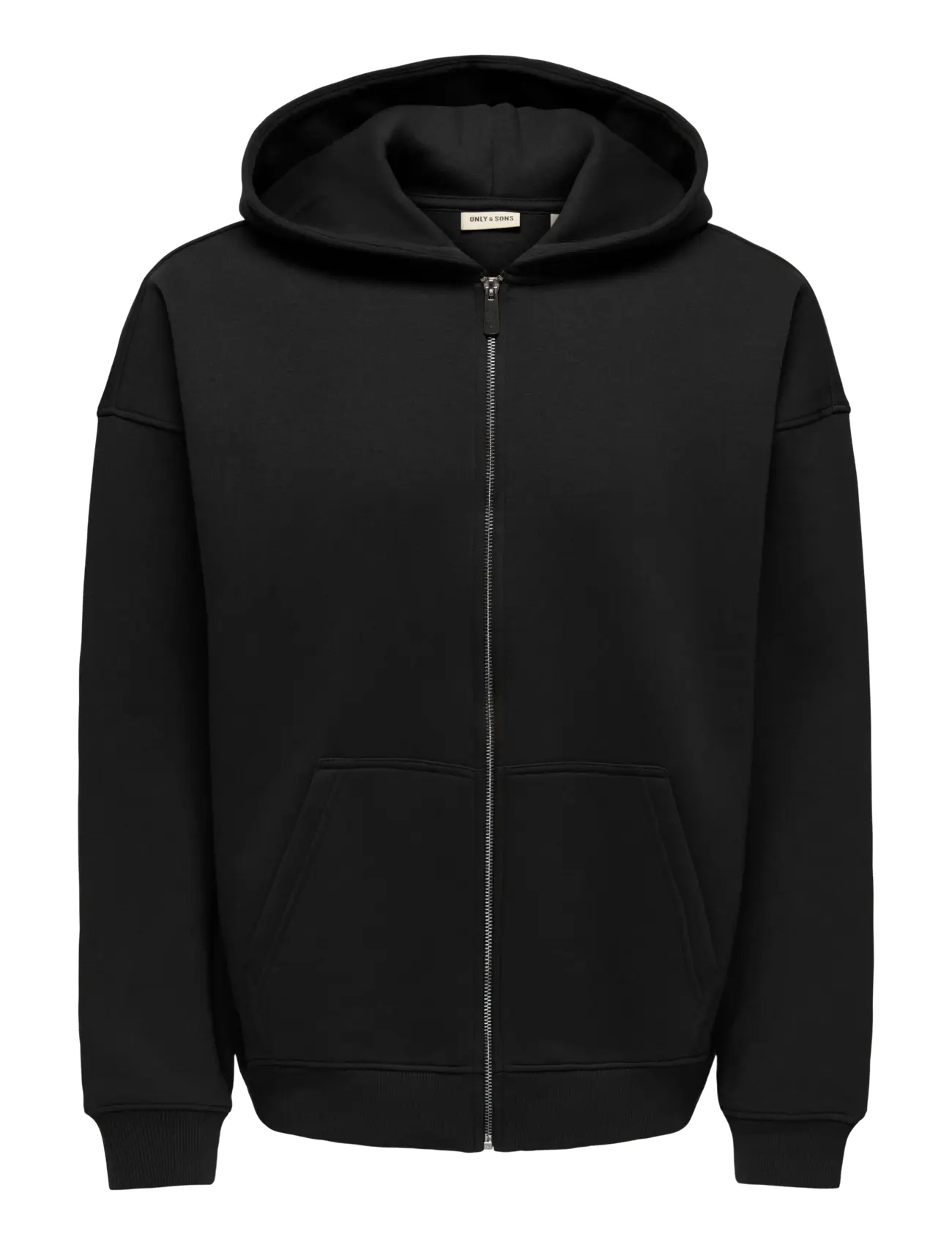ONLY & SONS - ONSCERES OVZ ZIP HOODIE SWEAT NOOS - black - 1