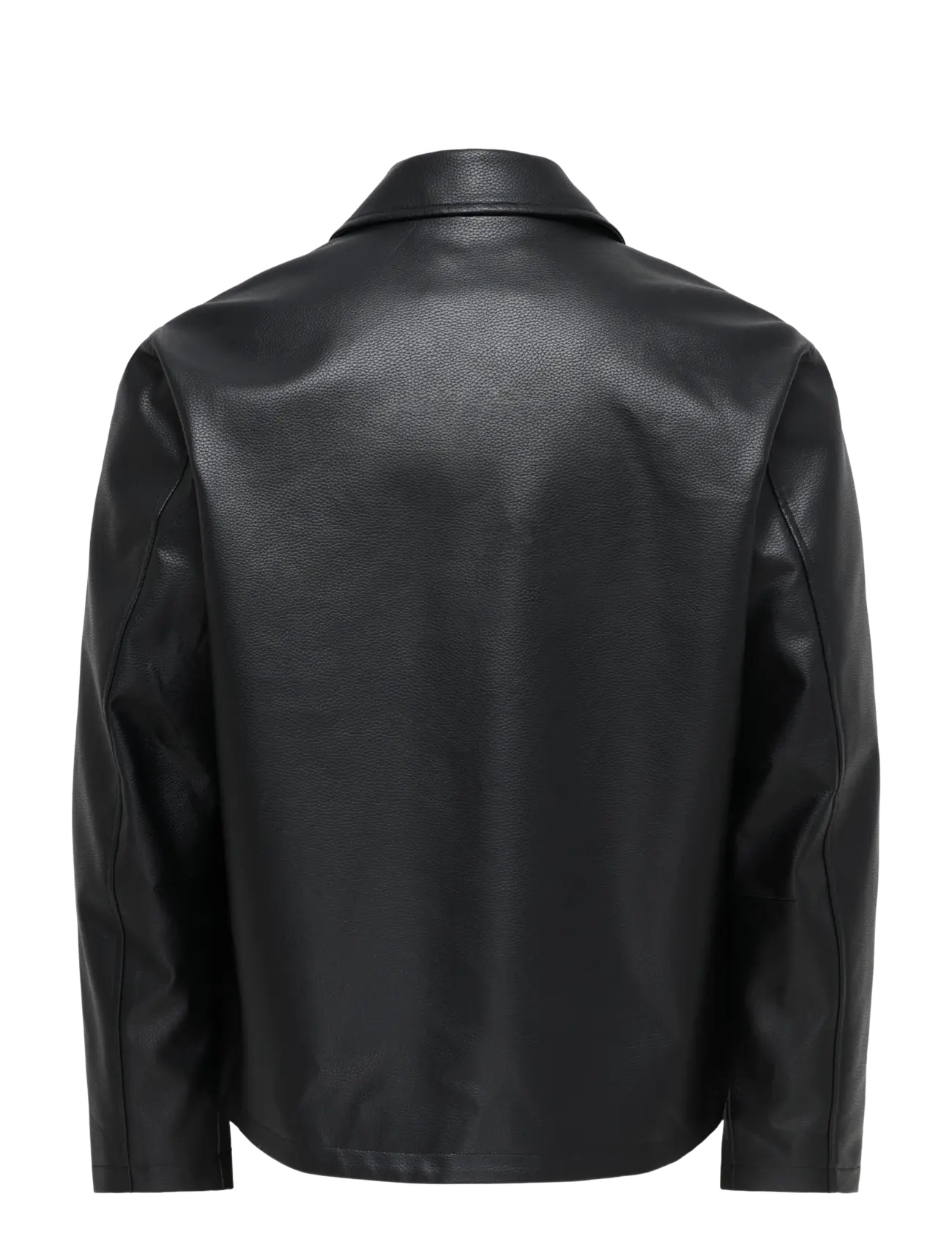 ONLY & SONS - ONSREM PU JACKET OTW VD - black - 2