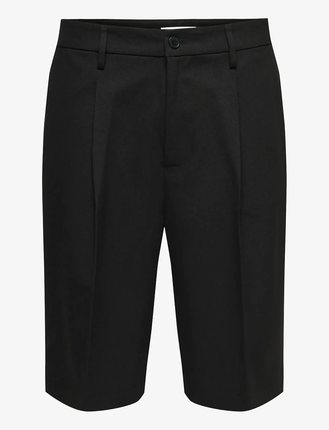 ONLY & SONS - ONSDAVES LOOSE TAILORED 0346 SHORTS FRML - chinos shorts - black - 1